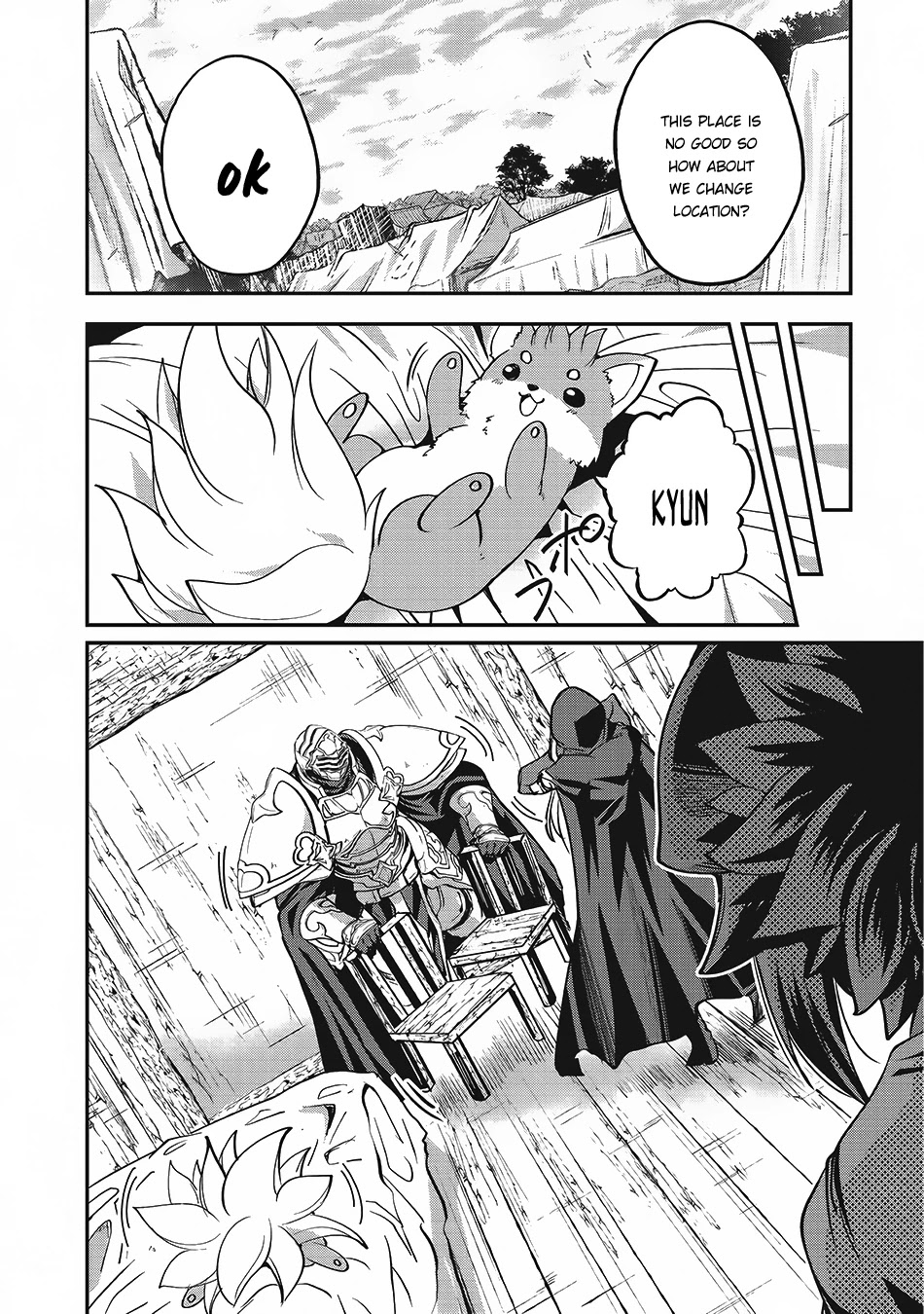 Gaikotsu Kishi-sama, Tadaima Isekai e Odekake-chuu Chapter 13 page 6 - Chapter 13: The Riot at the Capital, Ollav