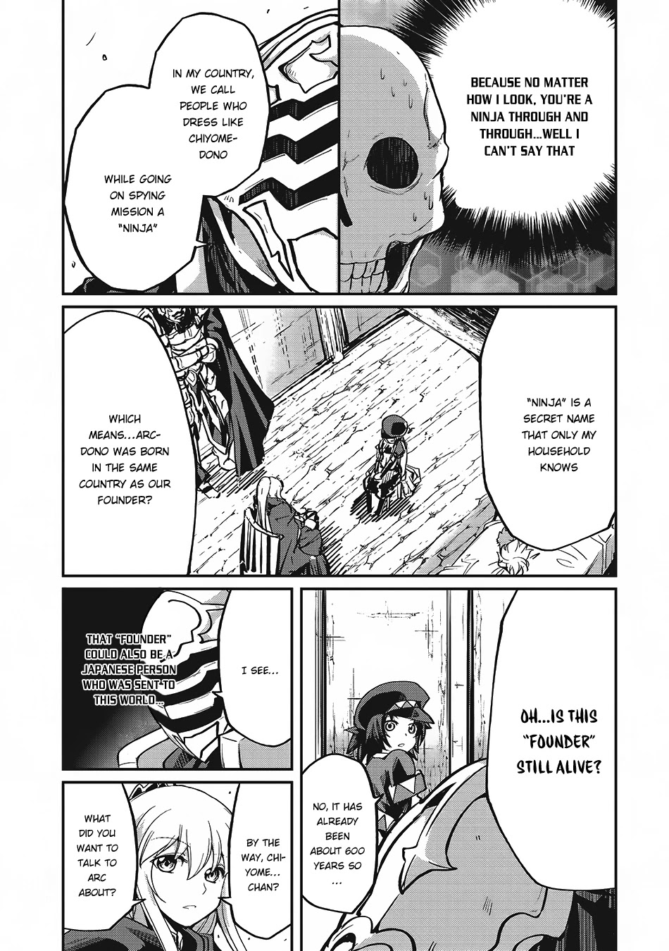 Gaikotsu Kishi-sama, Tadaima Isekai e Odekake-chuu Chapter 13 page 8 - Chapter 13: The Riot at the Capital, Ollav