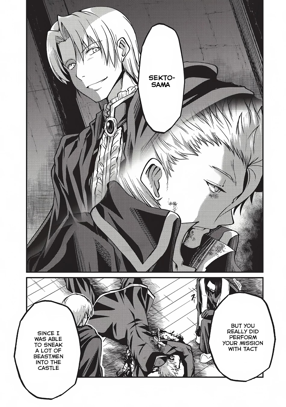 Gaikotsu Kishi-sama, Tadaima Isekai e Odekake-chuu Chapter 14 page 25 - Chapter 14: The Riot in the Capital, Ollav 2