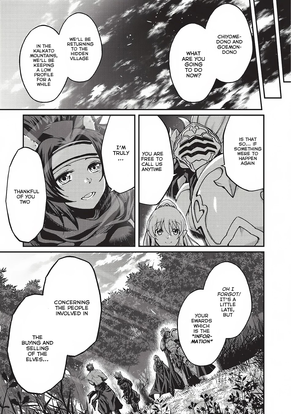 Gaikotsu Kishi-sama, Tadaima Isekai e Odekake-chuu Chapter 14 page 28 - Chapter 14: The Riot in the Capital, Ollav 2