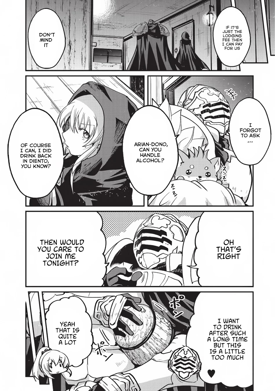 Gaikotsu Kishi-sama, Tadaima Isekai e Odekake-chuu Chapter 15 page 18 - Chapter 15: Arian Being Drunk
