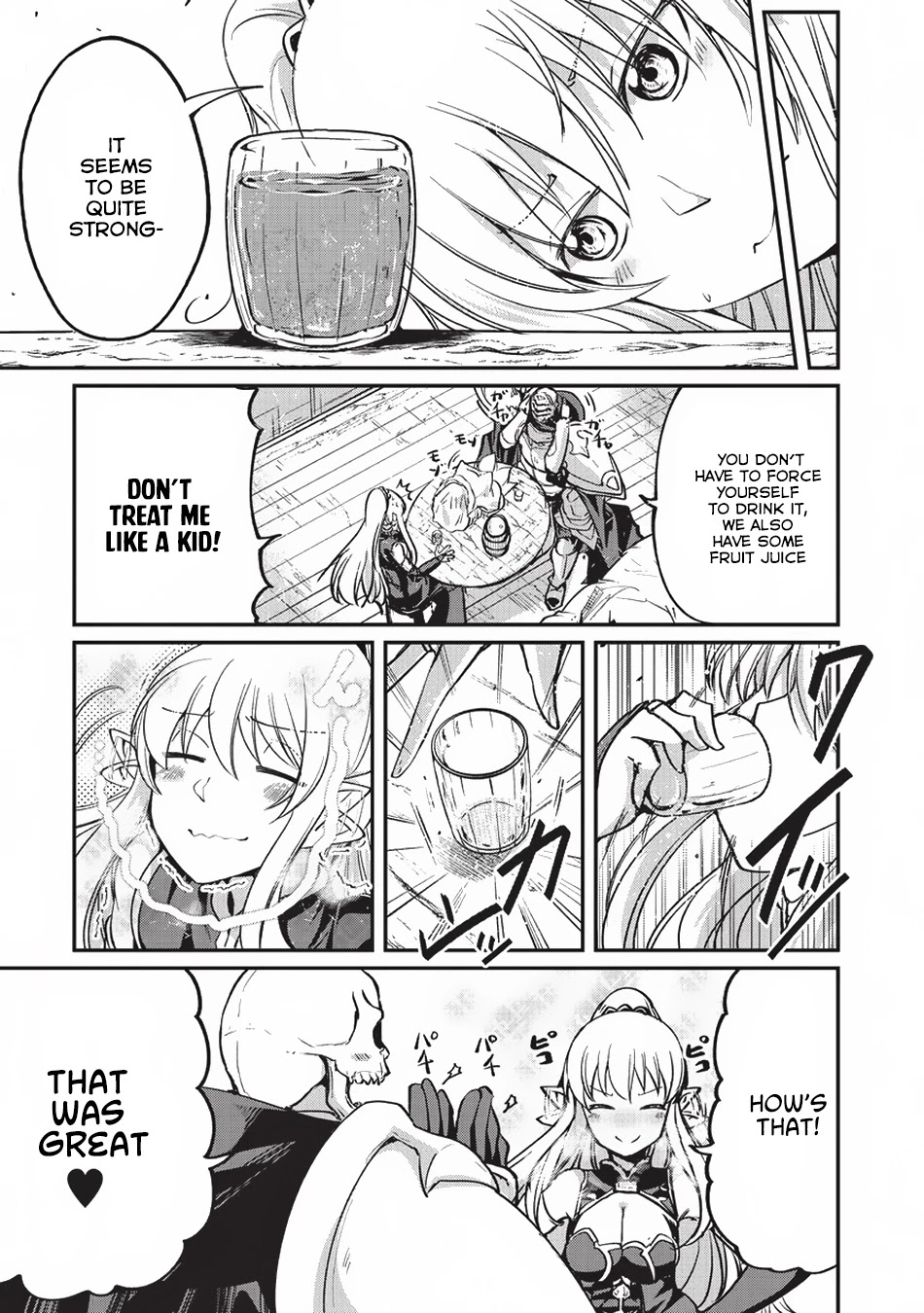 Gaikotsu Kishi-sama, Tadaima Isekai e Odekake-chuu Chapter 15 page 19 - Chapter 15: Arian Being Drunk