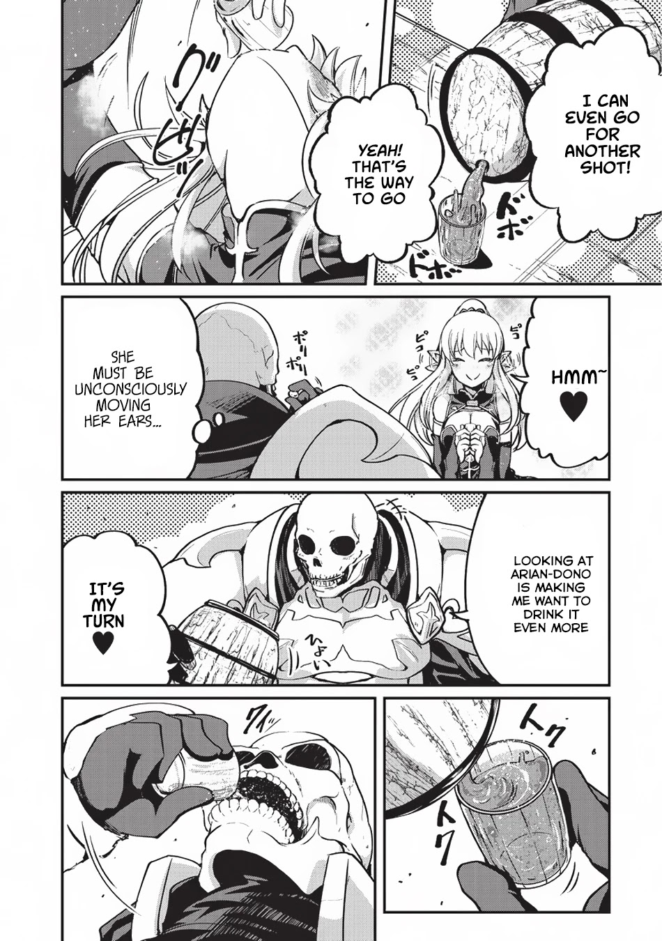 Gaikotsu Kishi-sama, Tadaima Isekai e Odekake-chuu Chapter 15 page 20 - Chapter 15: Arian Being Drunk