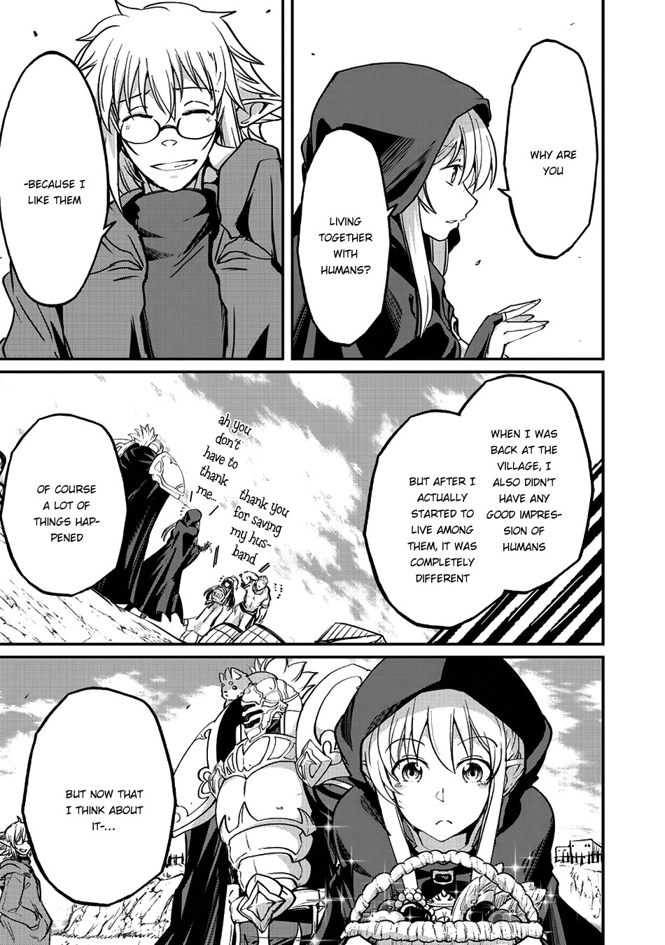 Gaikotsu Kishi-sama, Tadaima Isekai e Odekake-chuu Chapter 16 page 21 - Chapter 16: An Elven Bride