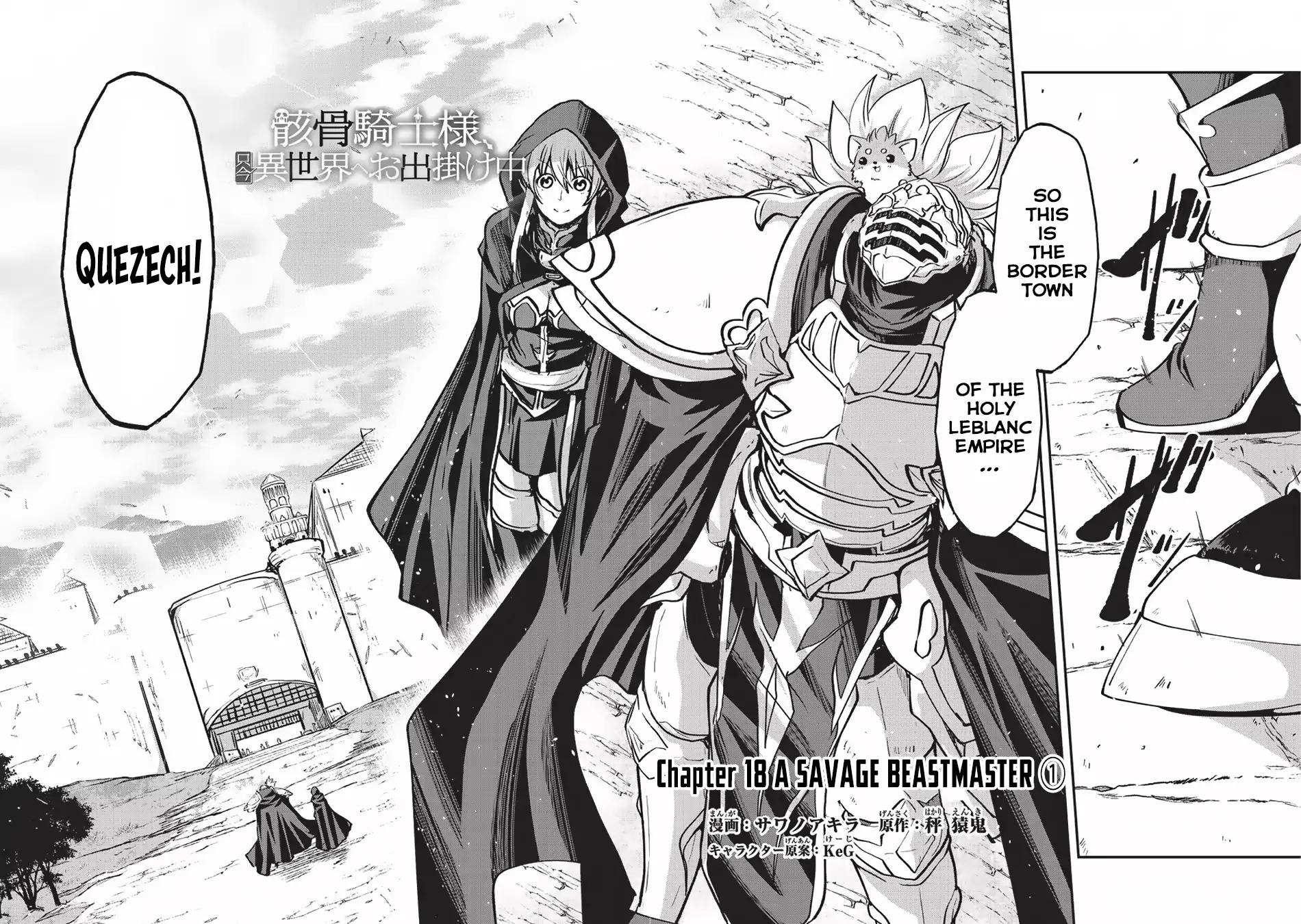 Gaikotsu Kishi-sama, Tadaima Isekai e Odekake-chuu Chapter 18 page 3 - Chapter 18