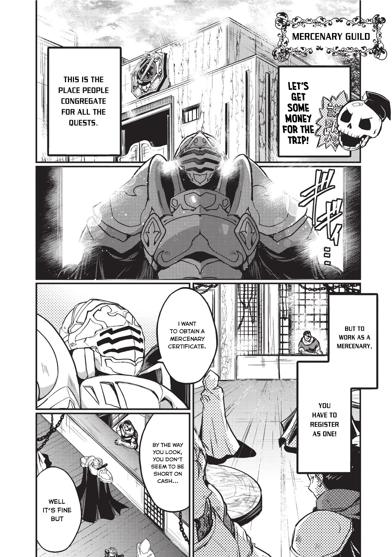 Gaikotsu Kishi-sama, Tadaima Isekai e Odekake-chuu Chapter 2 page 7 - Chapter 2