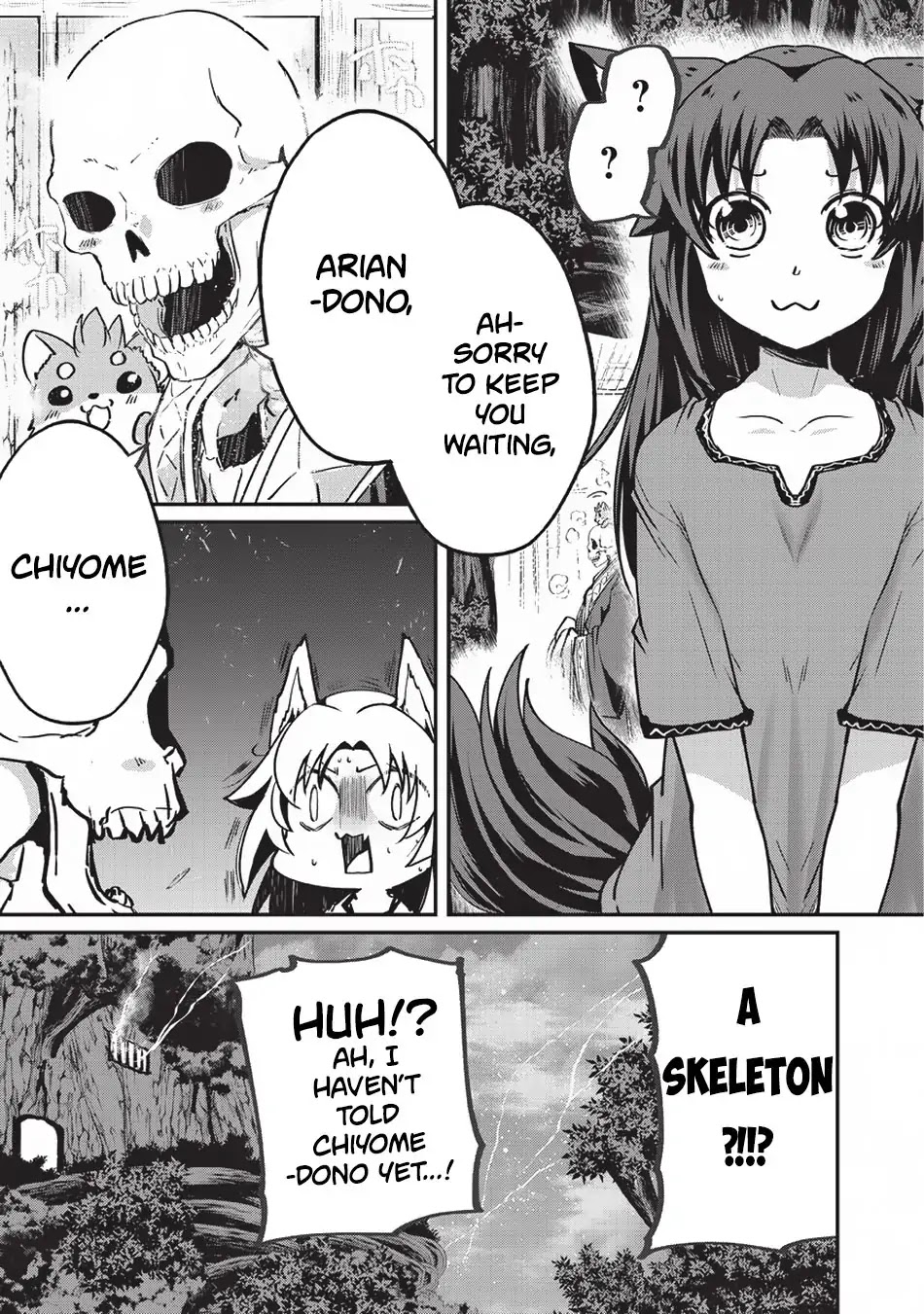 Gaikotsu Kishi-sama, Tadaima Isekai e Odekake-chuu Chapter 21 page 14 - Chapter 21