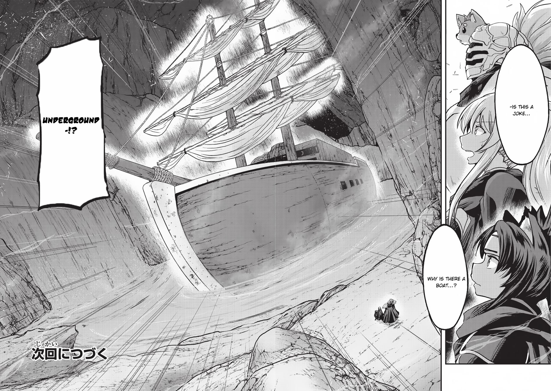Gaikotsu Kishi-sama, Tadaima Isekai e Odekake-chuu Chapter 22.1 page 12 - Chapter 22.1: Crawling Underground II