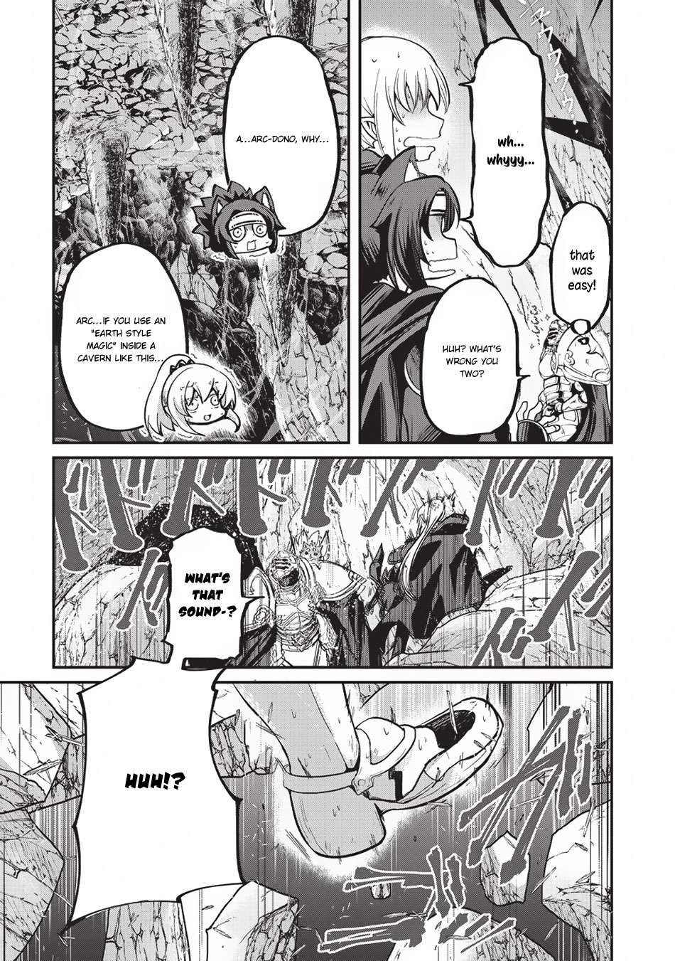 Gaikotsu Kishi-sama, Tadaima Isekai e Odekake-chuu Chapter 22.1 page 9 - Chapter 22.1: Crawling Underground II