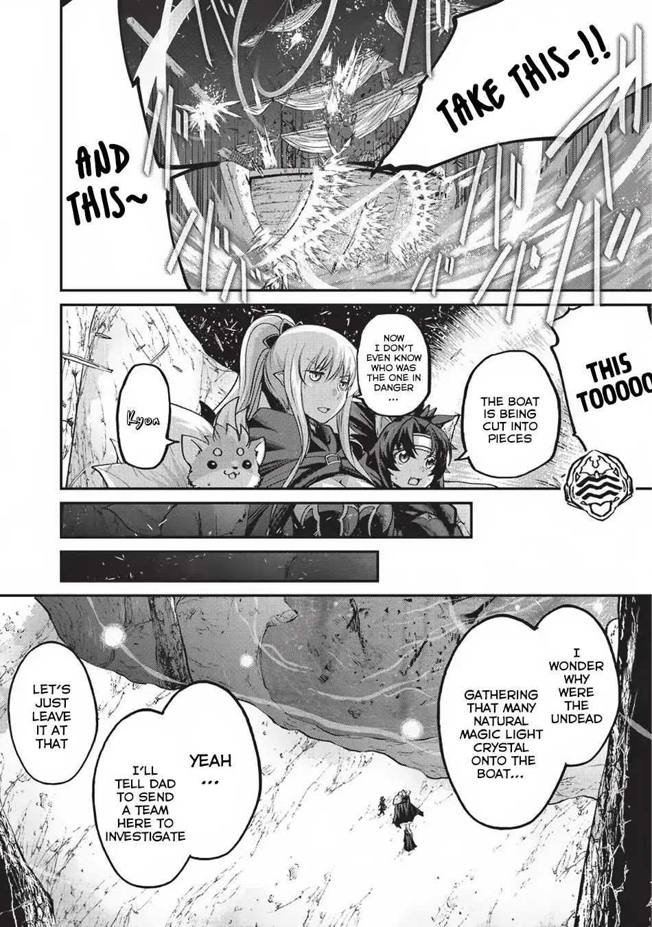 Gaikotsu Kishi-sama, Tadaima Isekai e Odekake-chuu Chapter 22.2 page 12 - Chapter 22.2