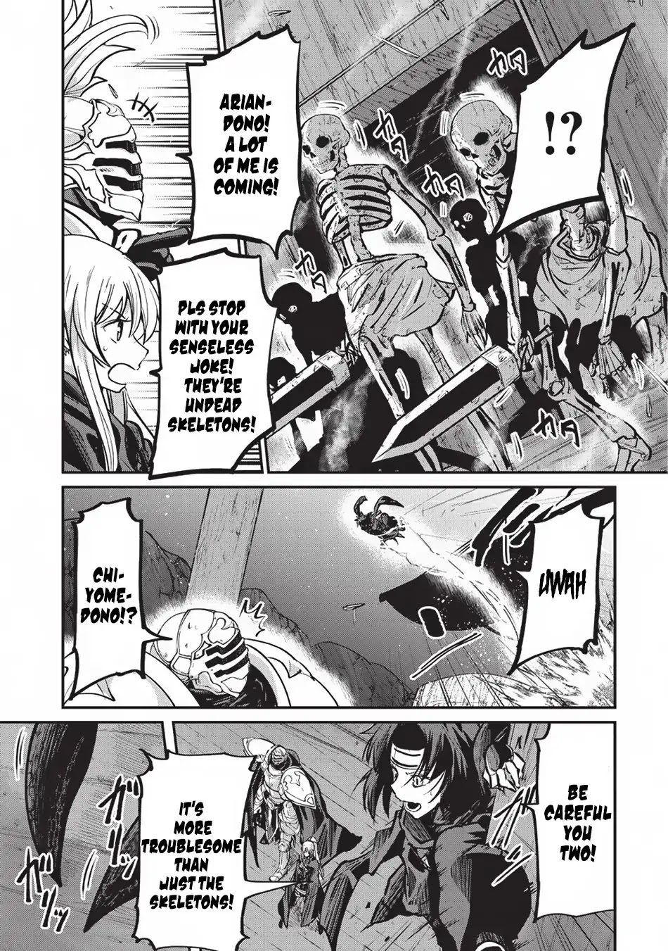 Gaikotsu Kishi-sama, Tadaima Isekai e Odekake-chuu Chapter 22.2 page 4 - Chapter 22.2