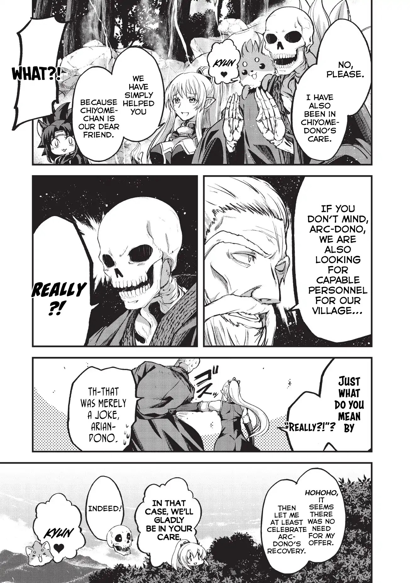 Gaikotsu Kishi-sama, Tadaima Isekai e Odekake-chuu Chapter 25 page 4 - Chapter 25