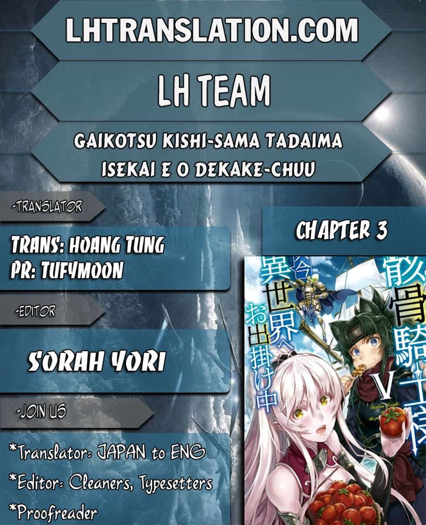Gaikotsu Kishi-sama, Tadaima Isekai e Odekake-chuu Chapter 3 page 28 - Chapter 3