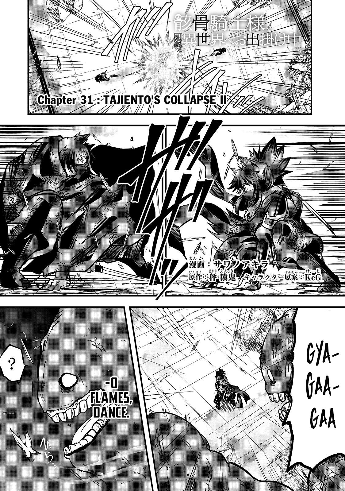 Gaikotsu Kishi-sama, Tadaima Isekai e Odekake-chuu Chapter 31 page 2 - Chapter 31