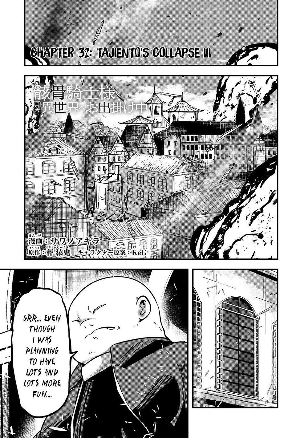 Gaikotsu Kishi-sama, Tadaima Isekai e Odekake-chuu Chapter 32 page 2 - Chapter 32