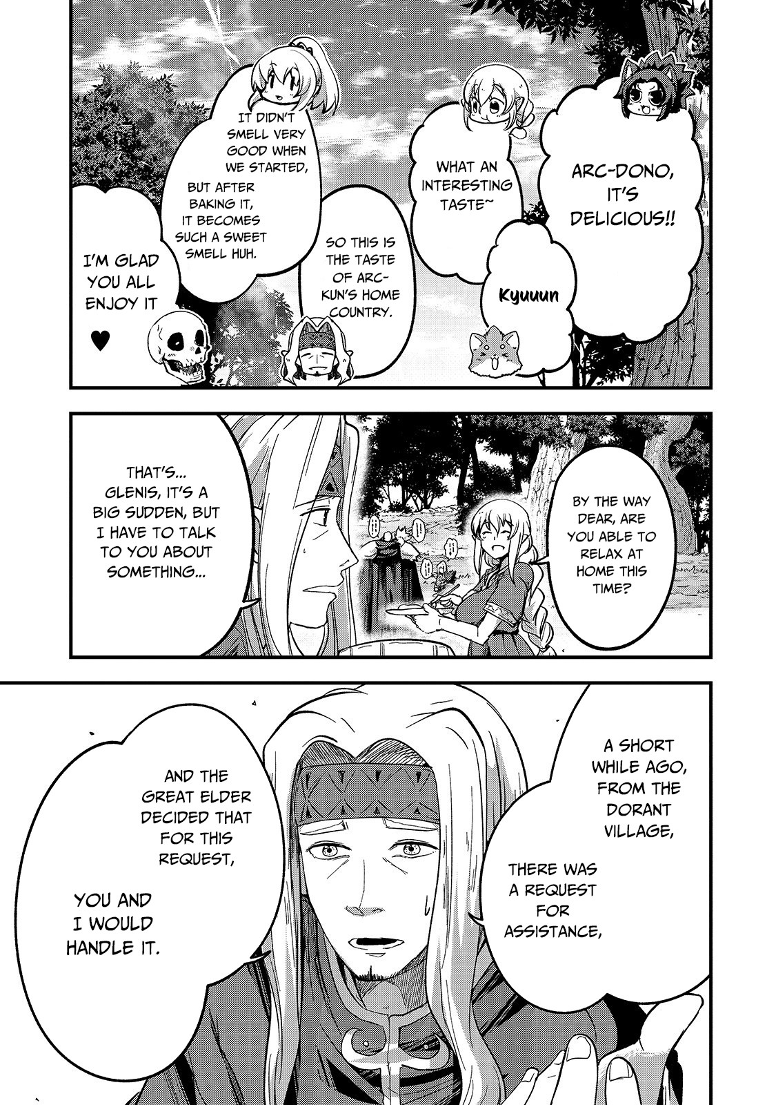 Gaikotsu Kishi-sama, Tadaima Isekai e Odekake-chuu Chapter 34 page 14 - Chapter 34: The Nozan Kingdom's Crisis I
