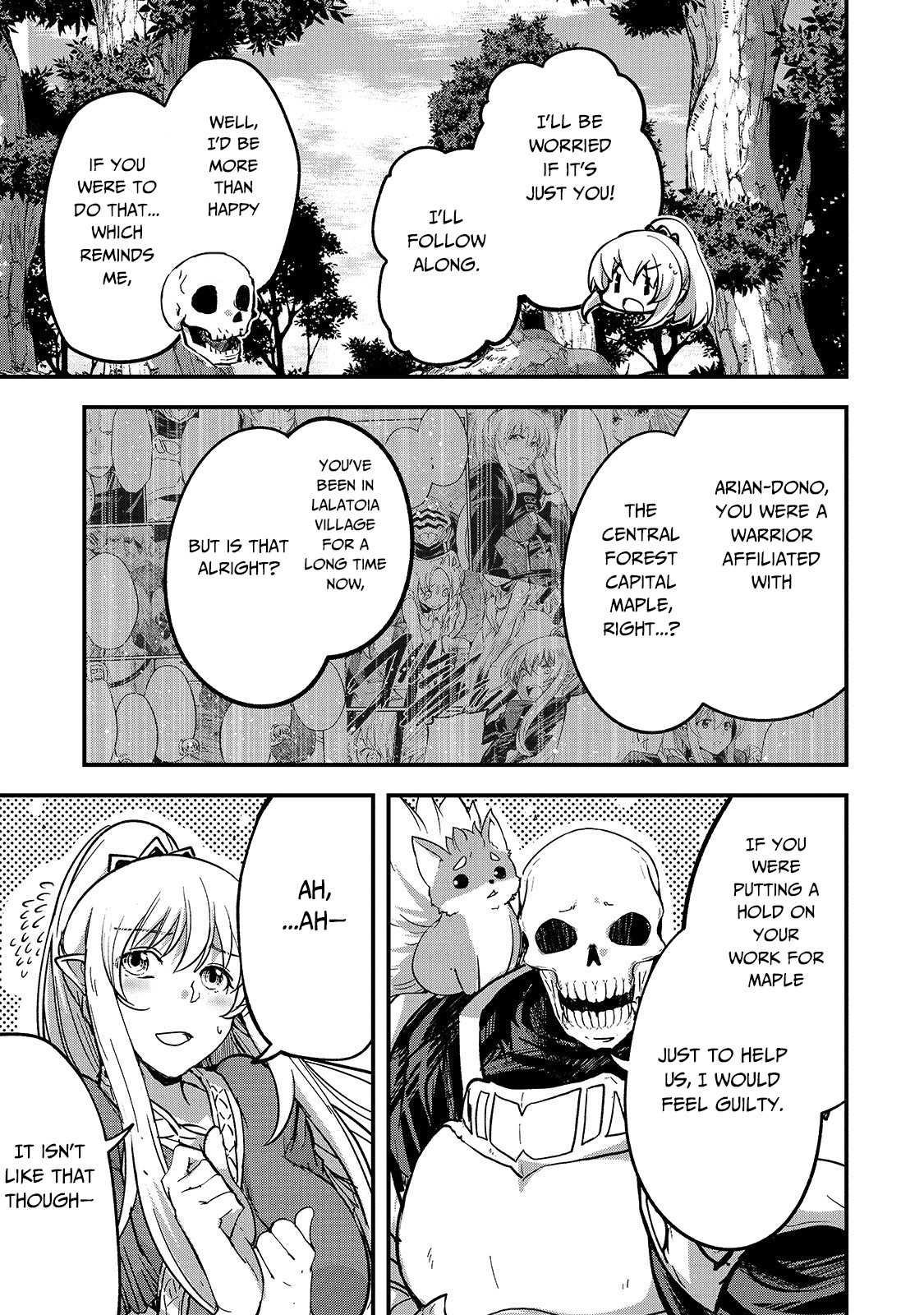 Gaikotsu Kishi-sama, Tadaima Isekai e Odekake-chuu Chapter 34 page 18 - Chapter 34: The Nozan Kingdom's Crisis I