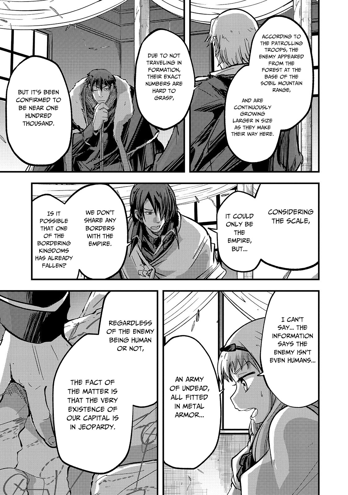 Gaikotsu Kishi-sama, Tadaima Isekai e Odekake-chuu Chapter 34 page 27 - Chapter 34: The Nozan Kingdom's Crisis I