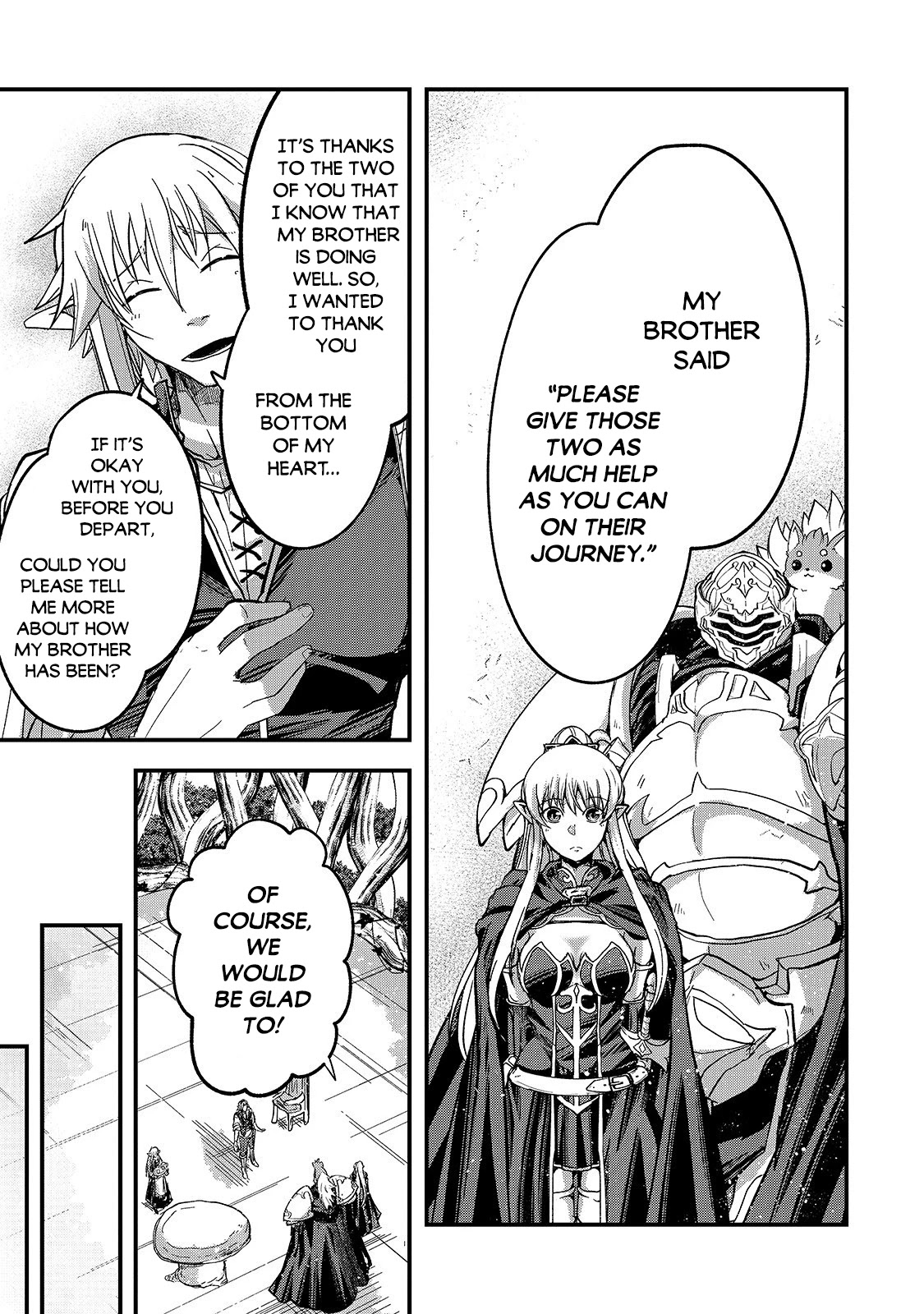 Gaikotsu Kishi-sama, Tadaima Isekai e Odekake-chuu Chapter 35 page 14 - Chapter 35