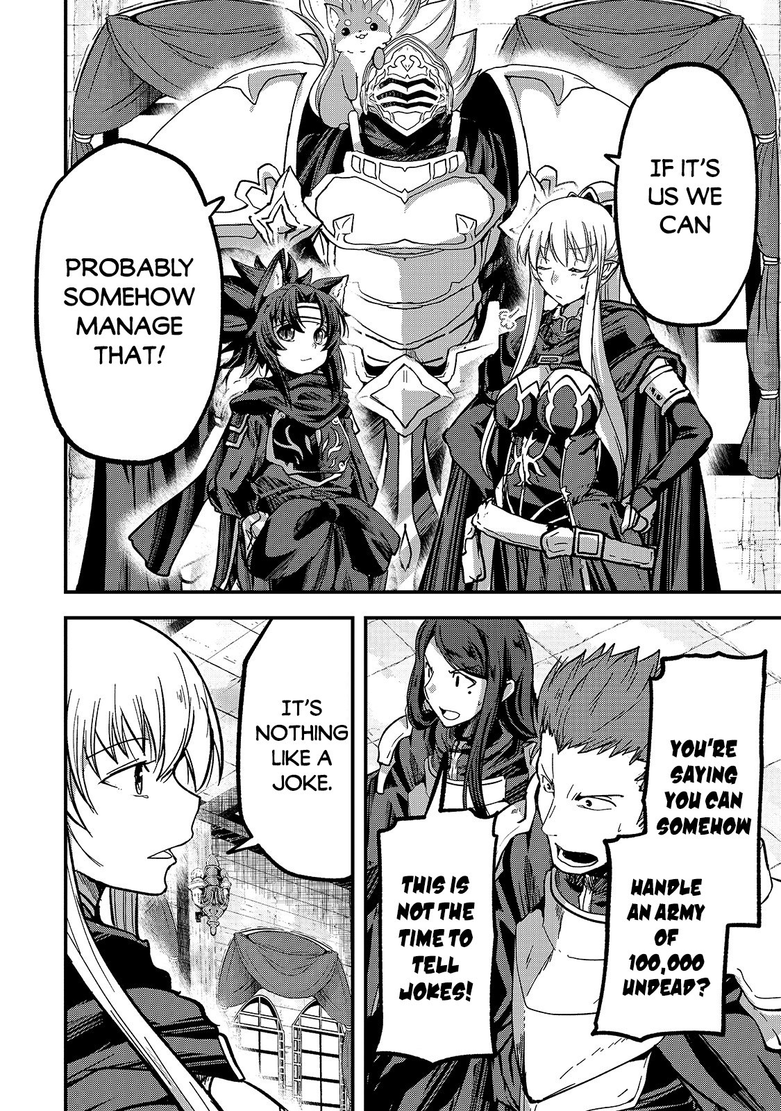 Gaikotsu Kishi-sama, Tadaima Isekai e Odekake-chuu Chapter 38 page 20 - Chapter 38: Arc, The Reinforcement