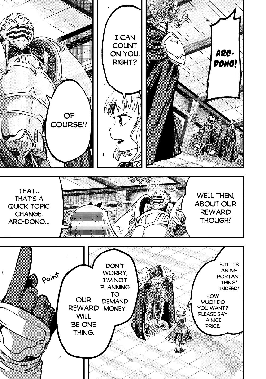 Gaikotsu Kishi-sama, Tadaima Isekai e Odekake-chuu Chapter 38 page 23 - Chapter 38: Arc, The Reinforcement