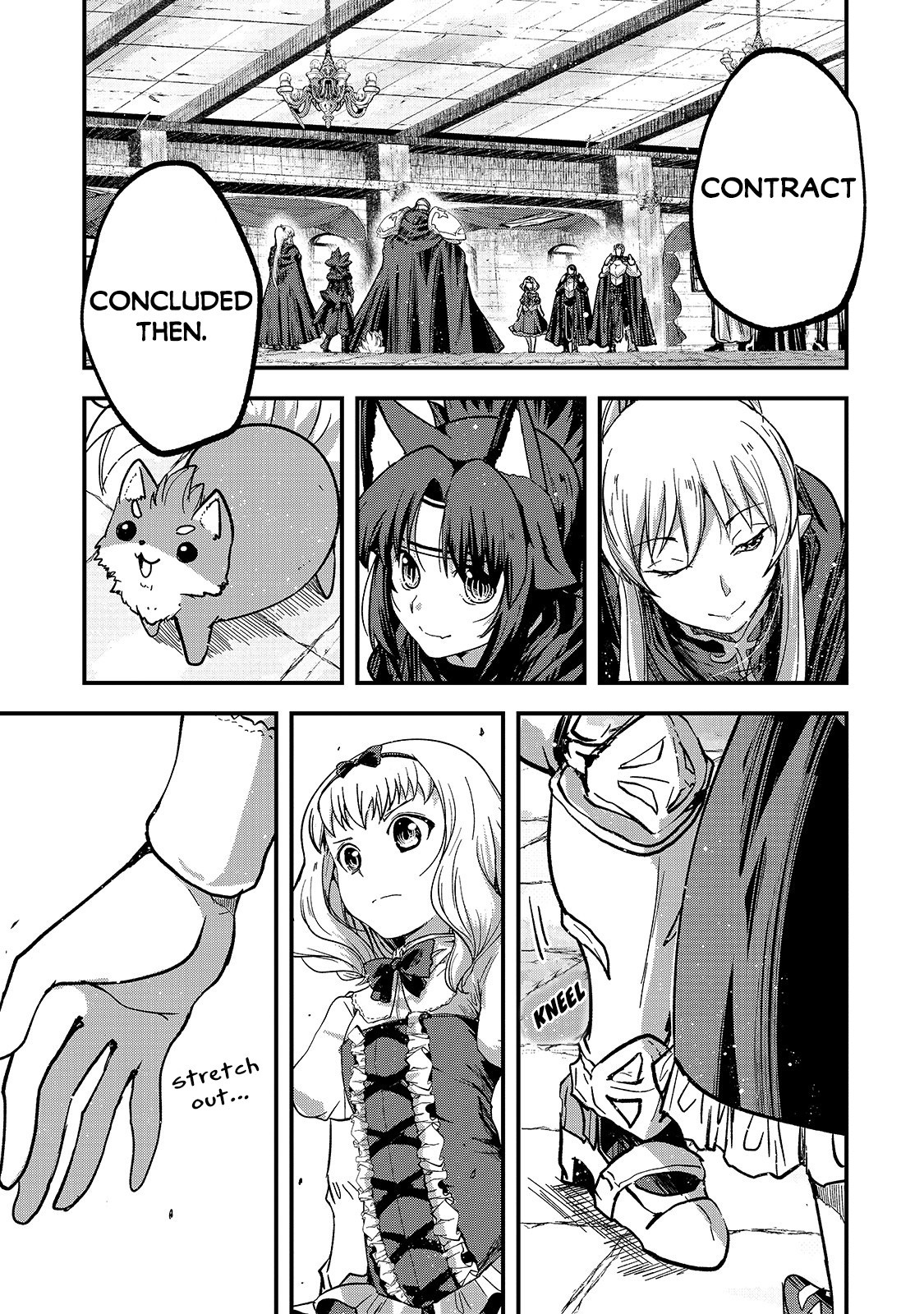 Gaikotsu Kishi-sama, Tadaima Isekai e Odekake-chuu Chapter 38 page 27 - Chapter 38: Arc, The Reinforcement