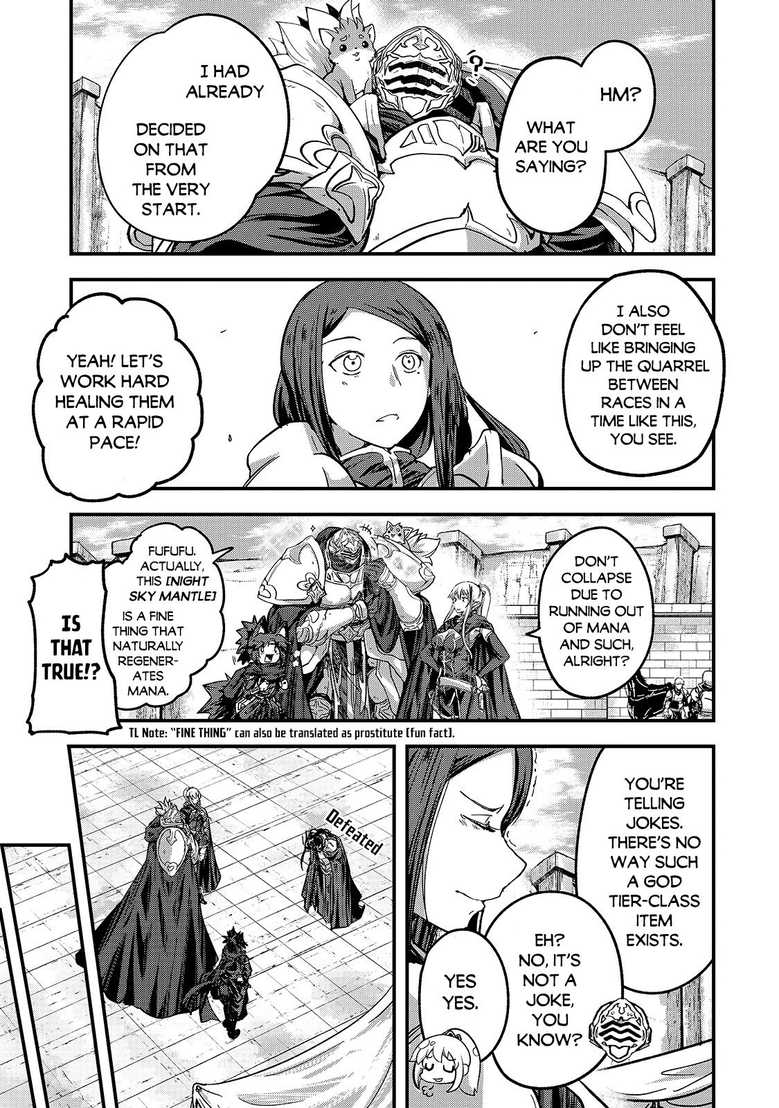 Gaikotsu Kishi-sama, Tadaima Isekai e Odekake-chuu Chapter 39 page 8 - Chapter 39: Heavenly Knight Arc