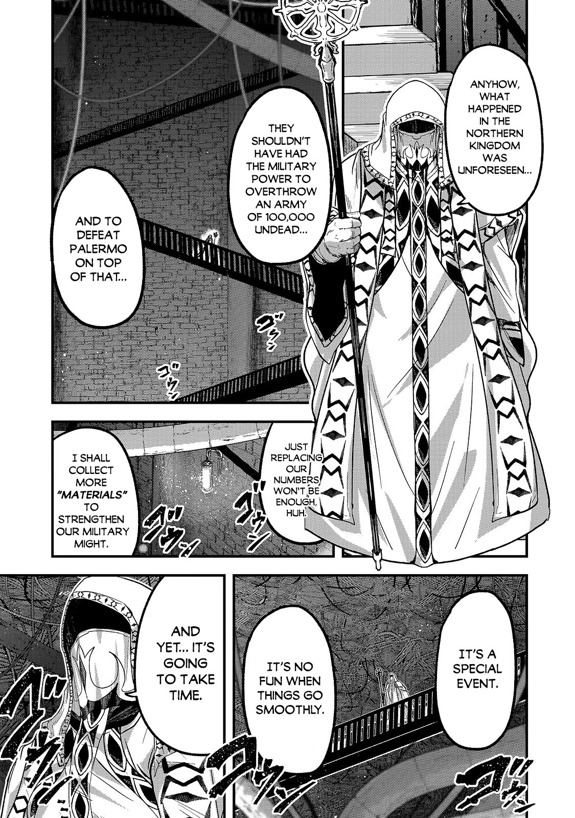Gaikotsu Kishi-sama, Tadaima Isekai e Odekake-chuu Chapter 43 page 34 - Chapter 43