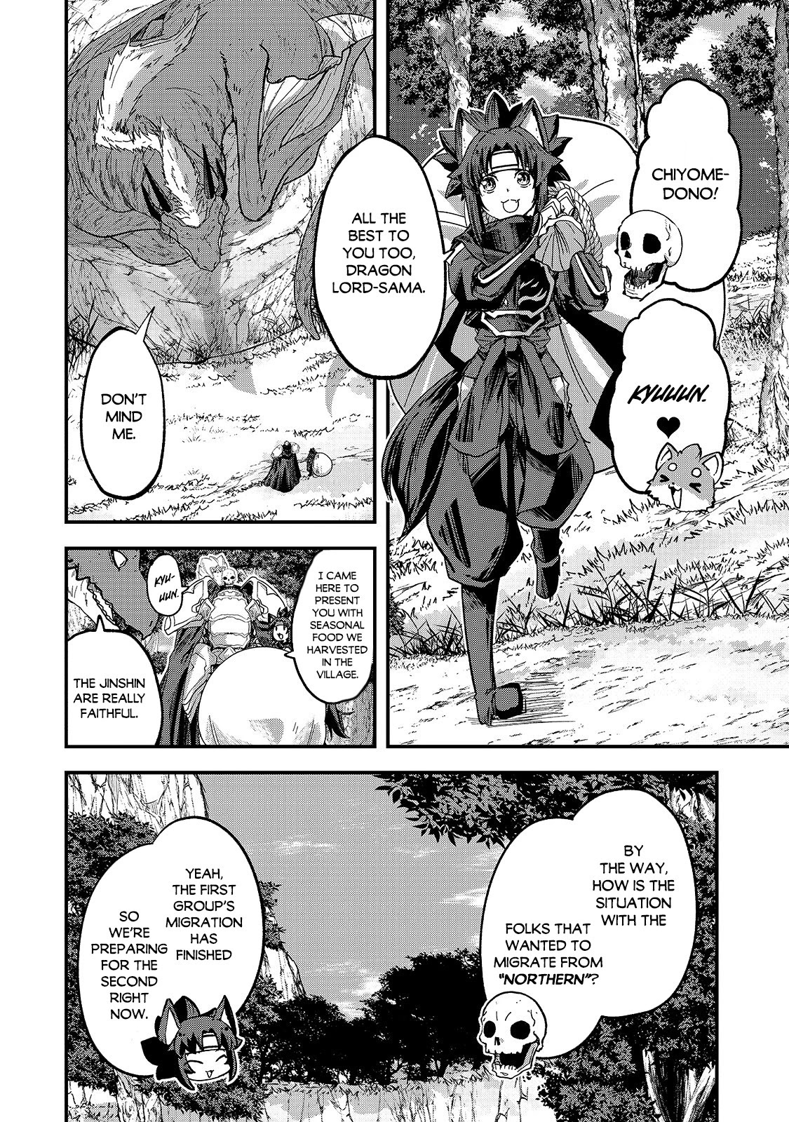 Gaikotsu Kishi-sama, Tadaima Isekai e Odekake-chuu Chapter 44 page 12 - Chapter 44