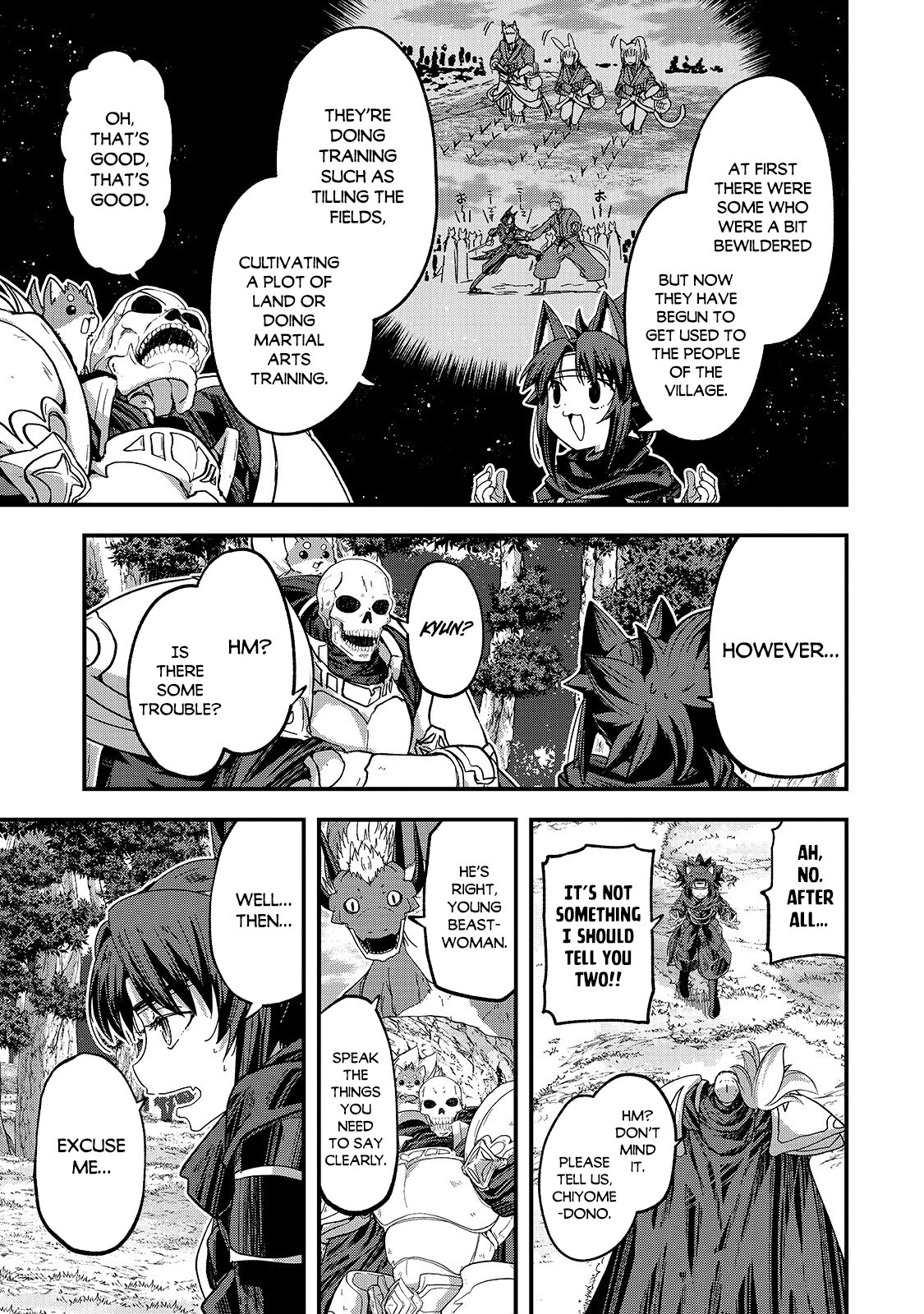 Gaikotsu Kishi-sama, Tadaima Isekai e Odekake-chuu Chapter 44 page 13 - Chapter 44
