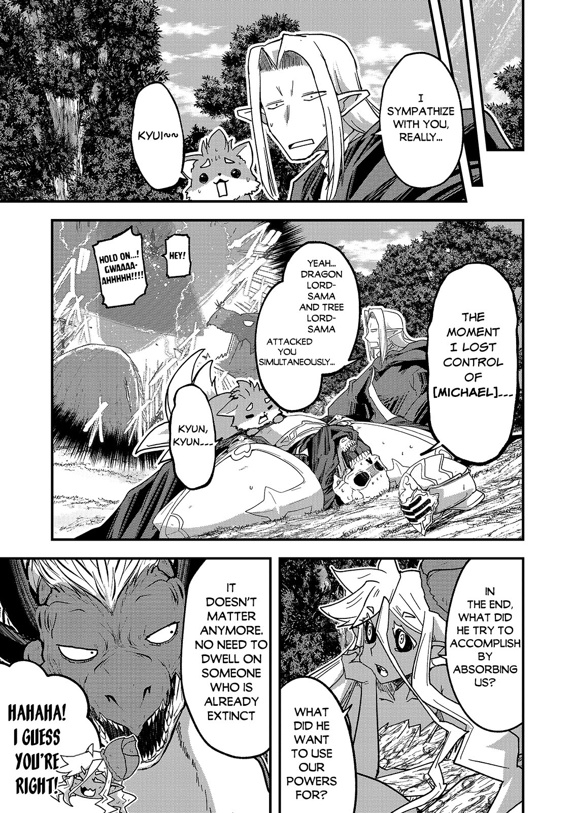 Gaikotsu Kishi-sama, Tadaima Isekai e Odekake-chuu Chapter 47.2 page 16 - Chapter 47.2: The Tree King and the Dragon Lord 2