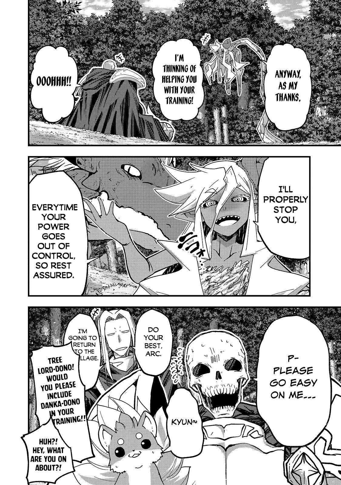 Gaikotsu Kishi-sama, Tadaima Isekai e Odekake-chuu Chapter 47.2 page 17 - Chapter 47.2: The Tree King and the Dragon Lord 2