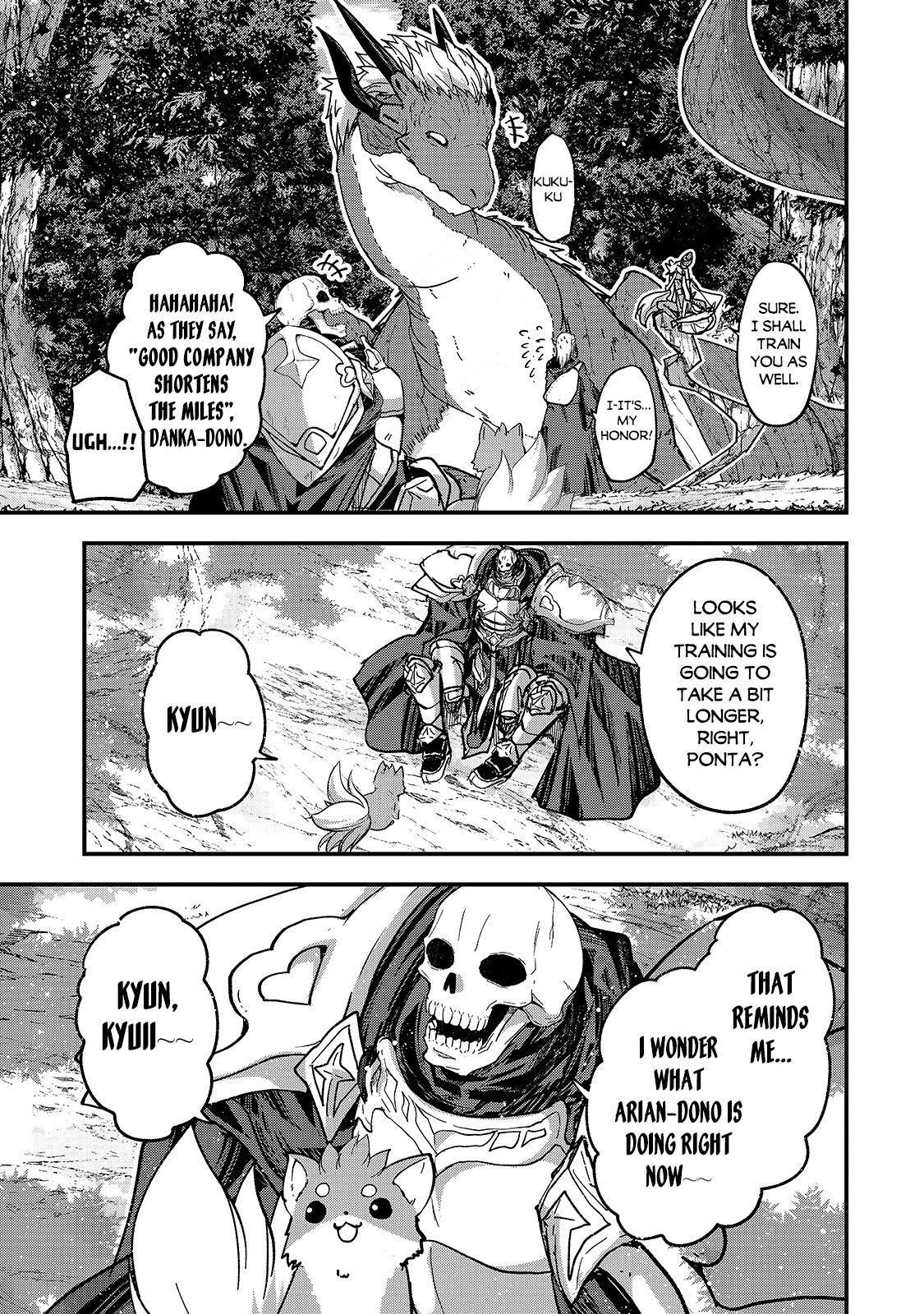 Gaikotsu Kishi-sama, Tadaima Isekai e Odekake-chuu Chapter 47.2 page 18 - Chapter 47.2: The Tree King and the Dragon Lord 2