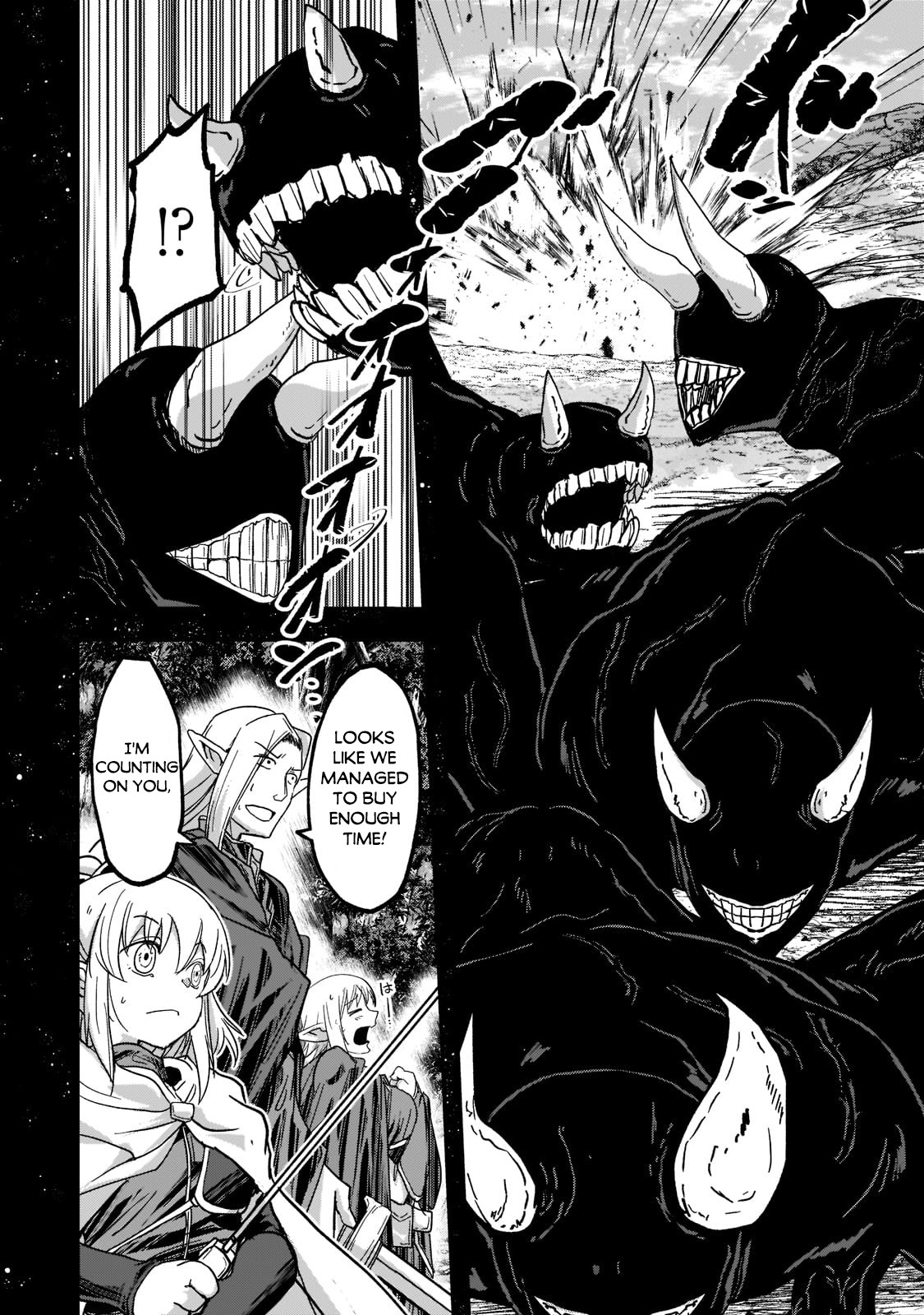 Gaikotsu Kishi-sama, Tadaima Isekai e Odekake-chuu Chapter 48 page 11 - Chapter 48: Arian and Evin