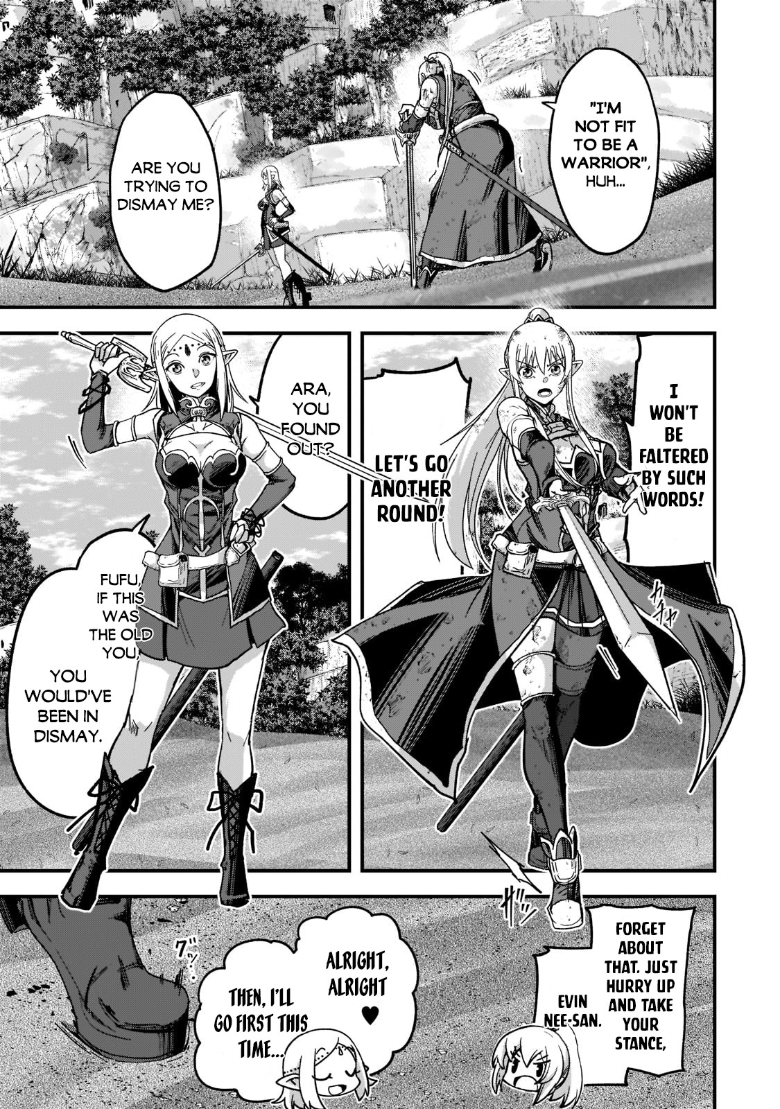 Gaikotsu Kishi-sama, Tadaima Isekai e Odekake-chuu Chapter 48 page 4 - Chapter 48: Arian and Evin