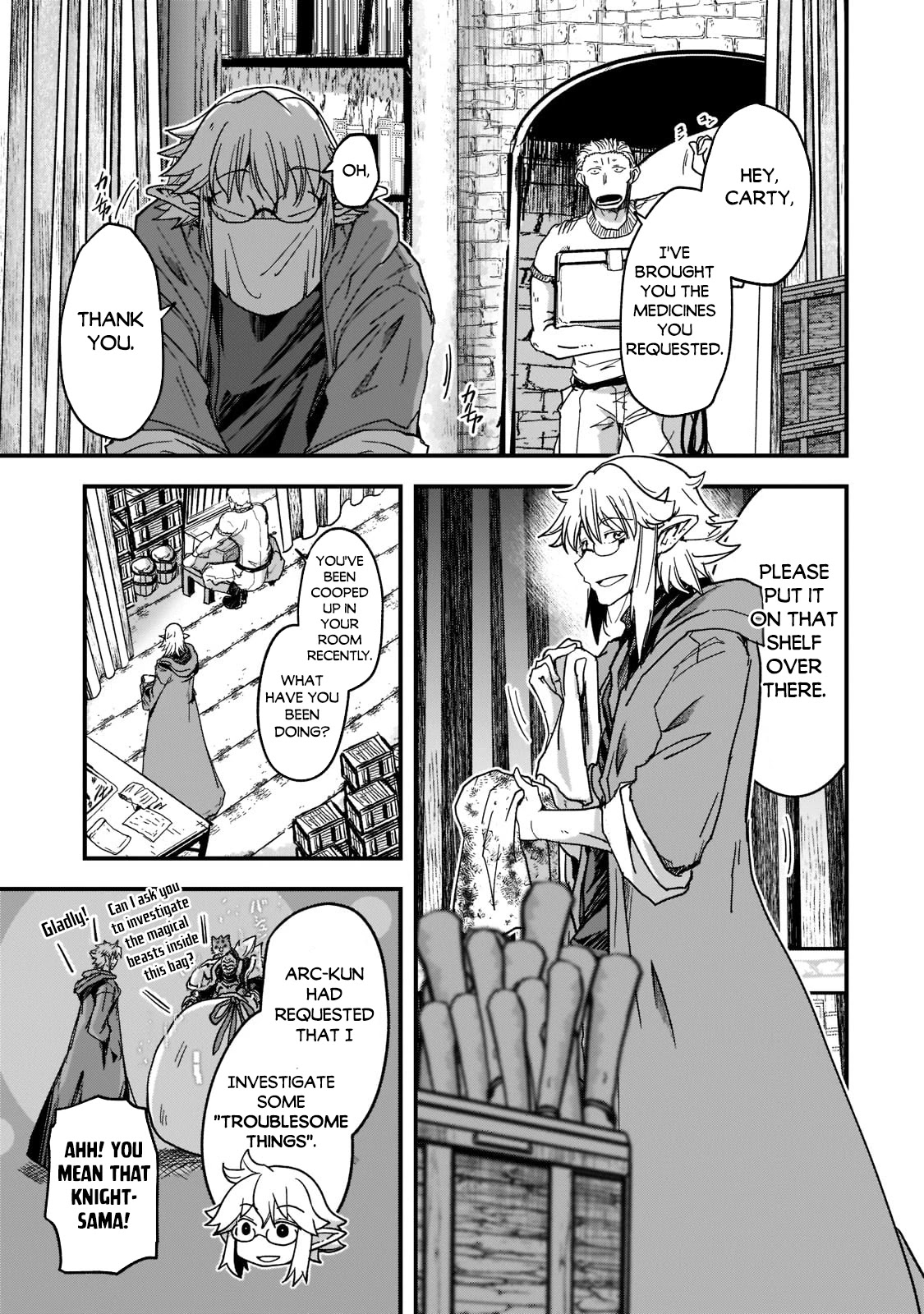 Gaikotsu Kishi-sama, Tadaima Isekai e Odekake-chuu Chapter 49 page 11 - Chapter 49: The Calm Before the Storm
