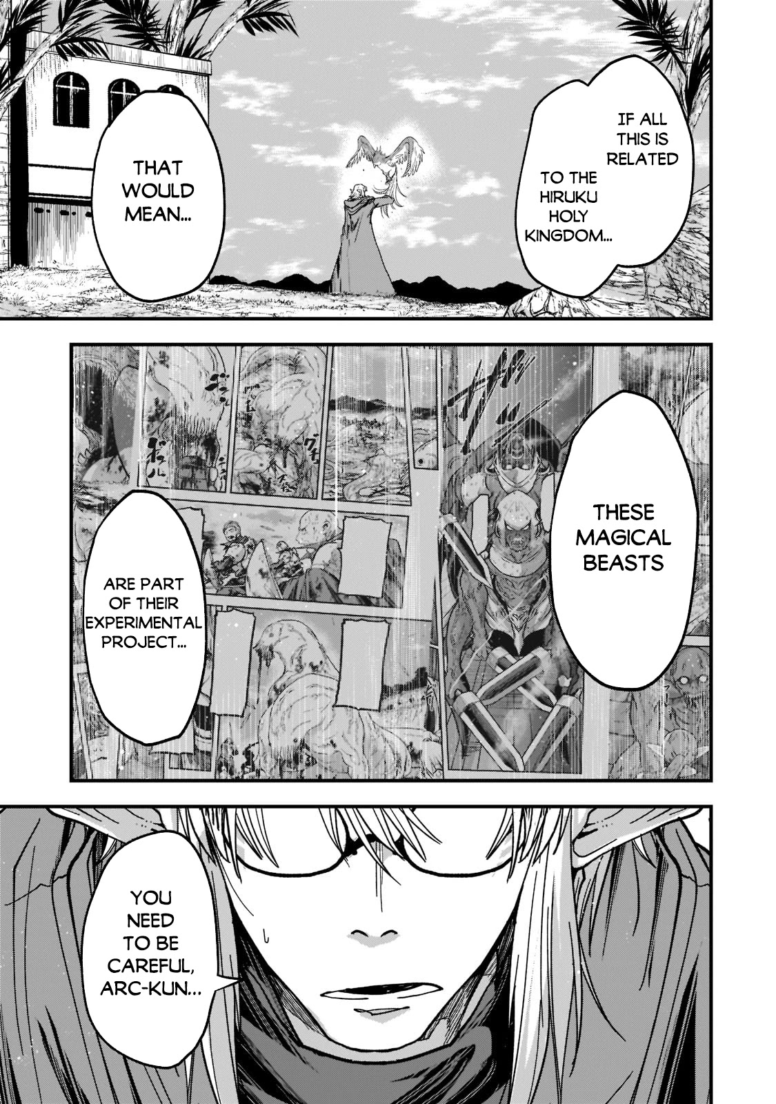 Gaikotsu Kishi-sama, Tadaima Isekai e Odekake-chuu Chapter 49 page 15 - Chapter 49: The Calm Before the Storm