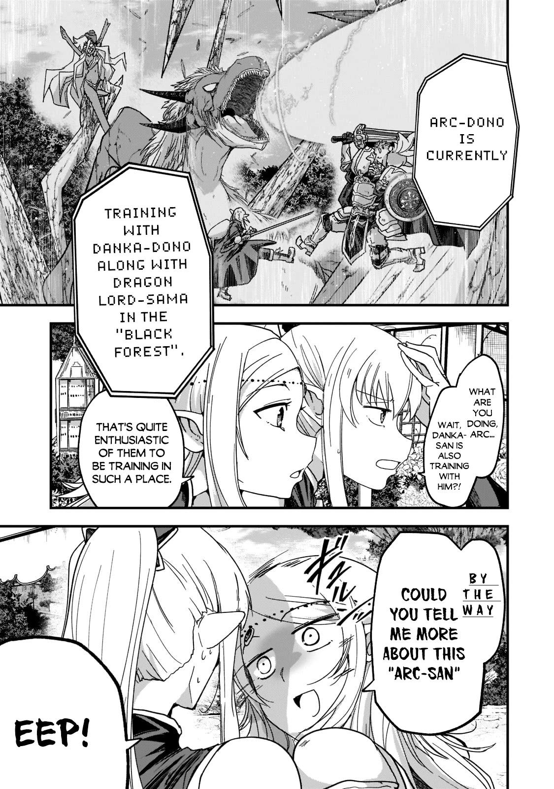 Gaikotsu Kishi-sama, Tadaima Isekai e Odekake-chuu Chapter 49 page 38 - Chapter 49: The Calm Before the Storm