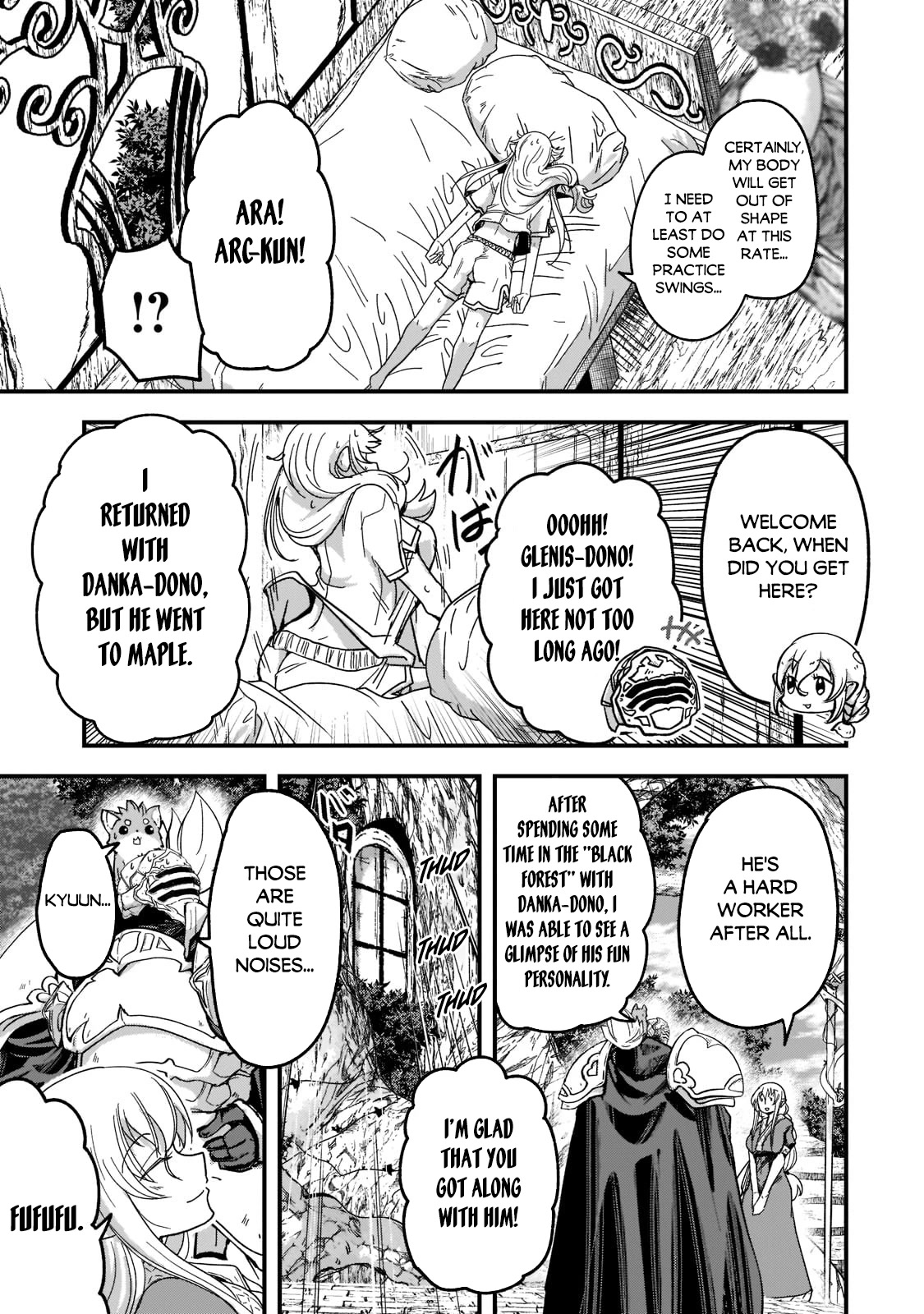 Gaikotsu Kishi-sama, Tadaima Isekai e Odekake-chuu Chapter 55 page 19 - Chapter 55