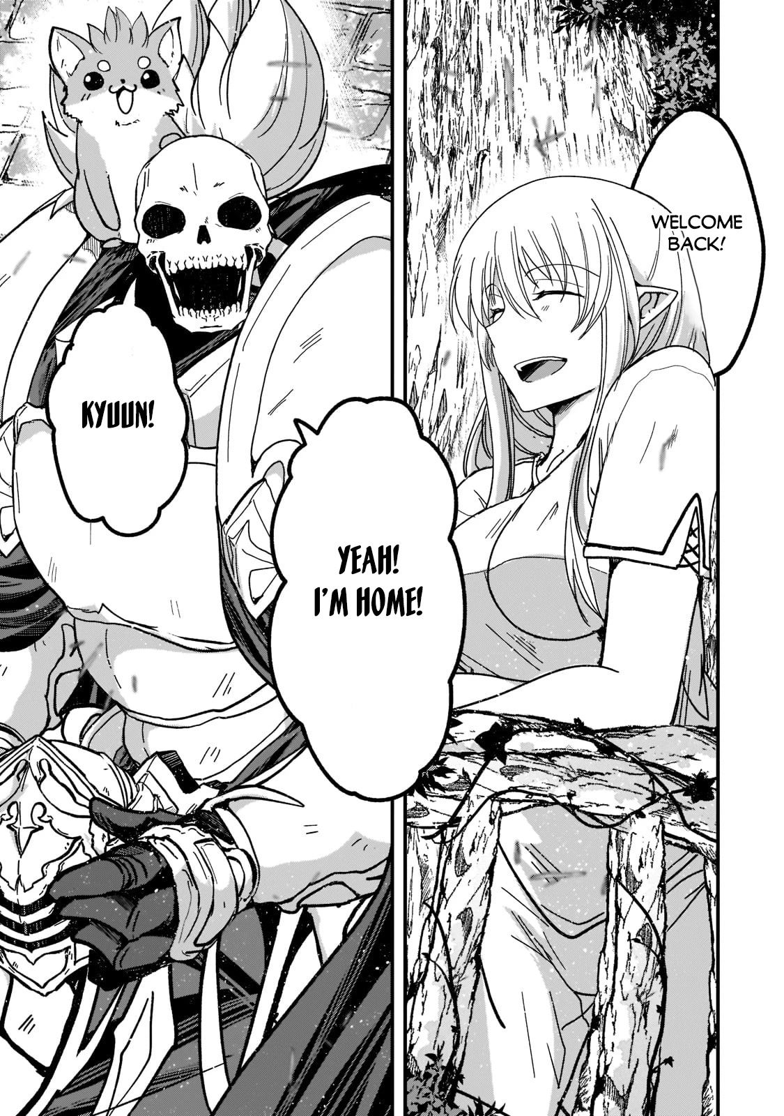 Gaikotsu Kishi-sama, Tadaima Isekai e Odekake-chuu Chapter 55 page 21 - Chapter 55