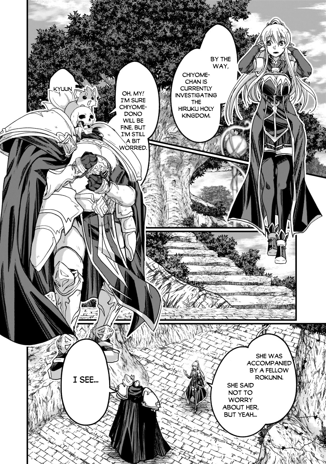 Gaikotsu Kishi-sama, Tadaima Isekai e Odekake-chuu Chapter 55 page 22 - Chapter 55
