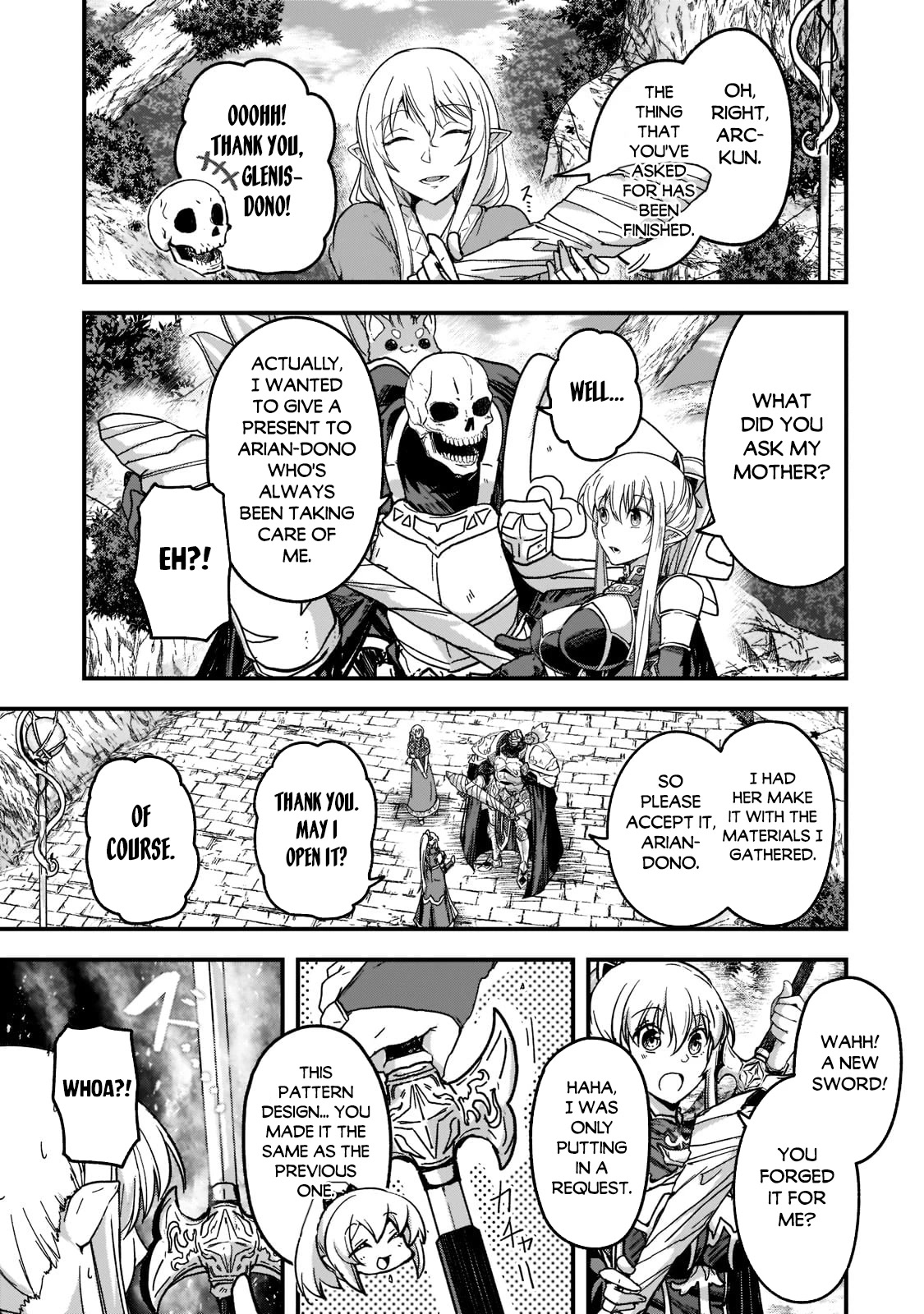Gaikotsu Kishi-sama, Tadaima Isekai e Odekake-chuu Chapter 55 page 23 - Chapter 55