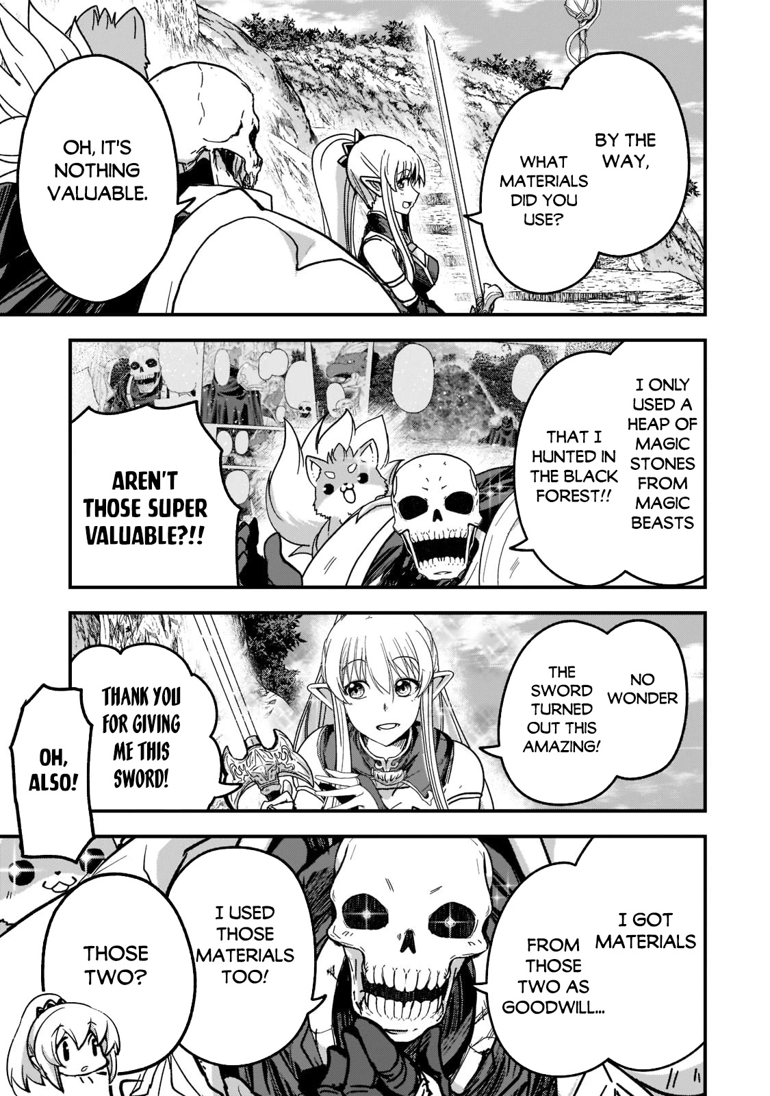 Gaikotsu Kishi-sama, Tadaima Isekai e Odekake-chuu Chapter 55 page 25 - Chapter 55