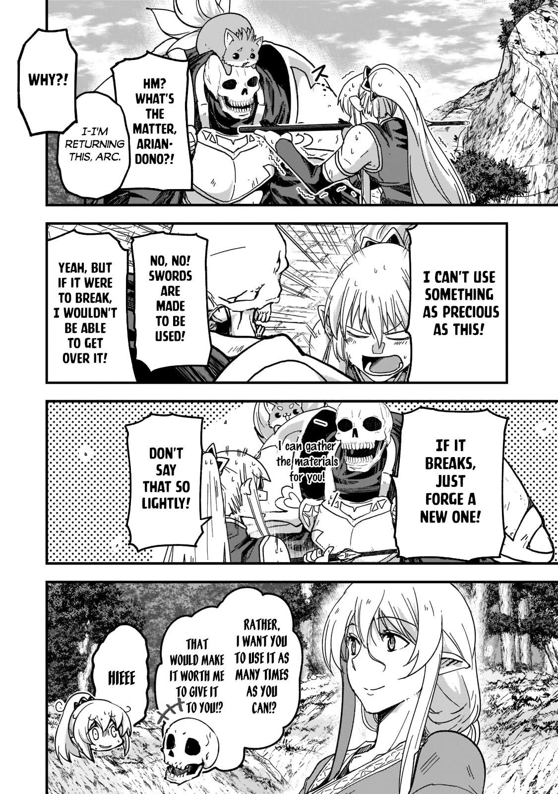Gaikotsu Kishi-sama, Tadaima Isekai e Odekake-chuu Chapter 55 page 28 - Chapter 55