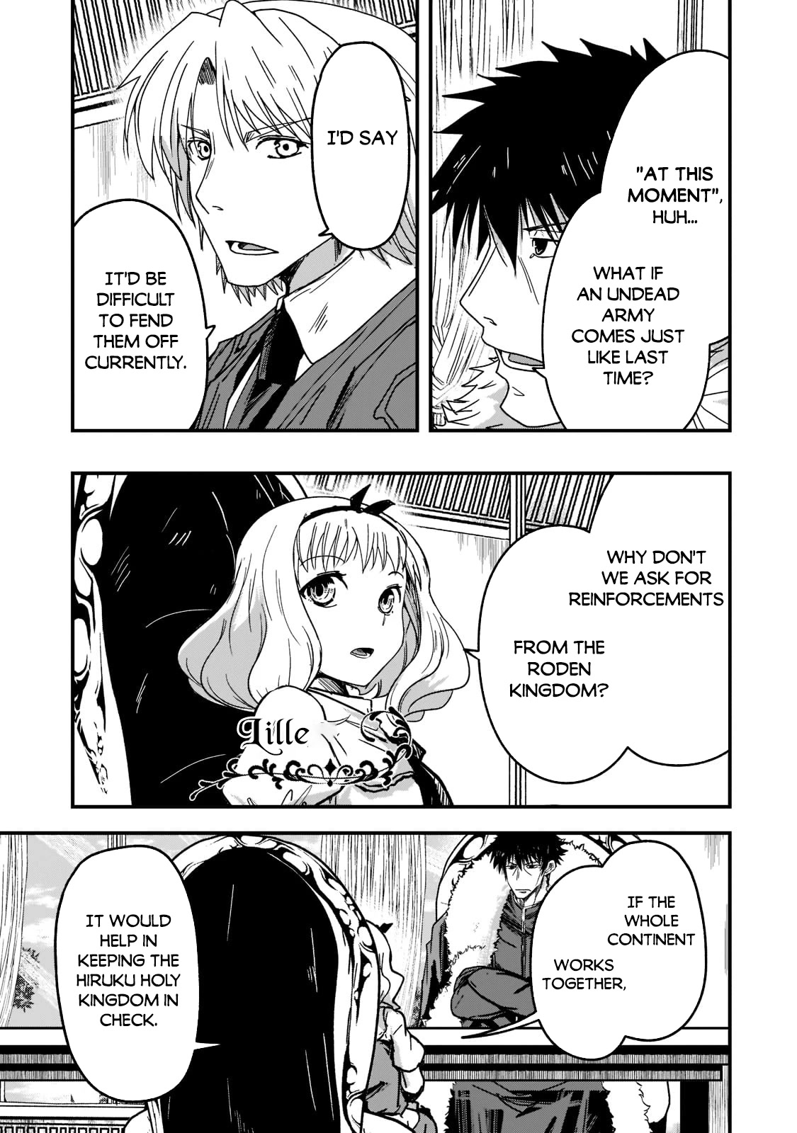 Gaikotsu Kishi-sama, Tadaima Isekai e Odekake-chuu Chapter 55 page 4 - Chapter 55