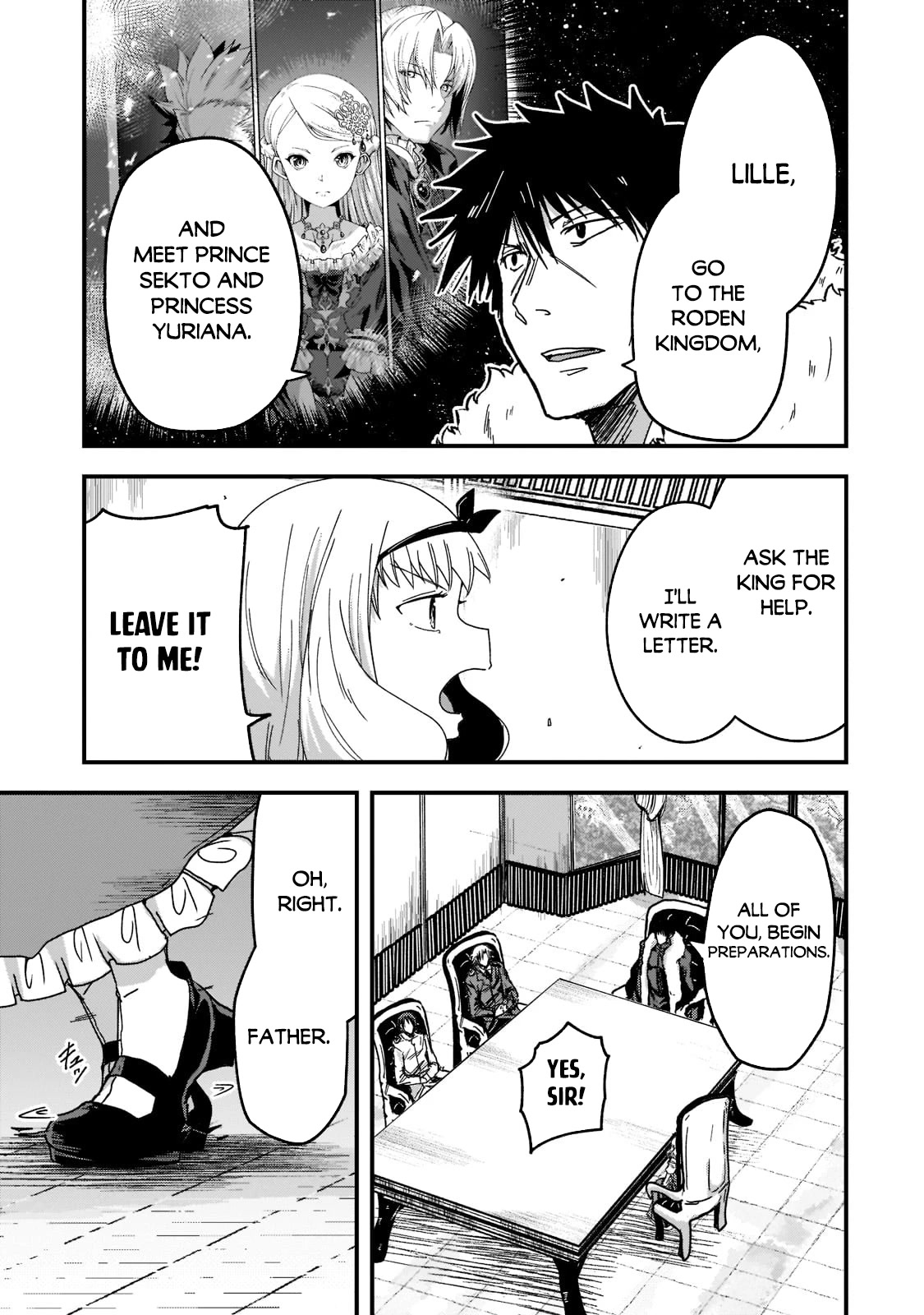 Gaikotsu Kishi-sama, Tadaima Isekai e Odekake-chuu Chapter 55 page 9 - Chapter 55