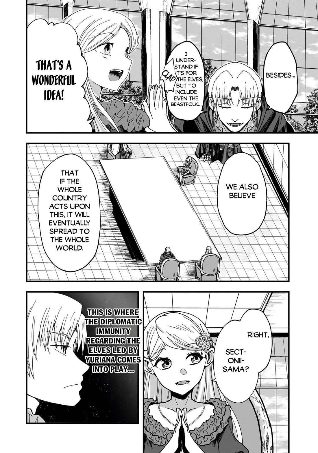 Gaikotsu Kishi-sama, Tadaima Isekai e Odekake-chuu Chapter 61 page 12 - Chapter 61