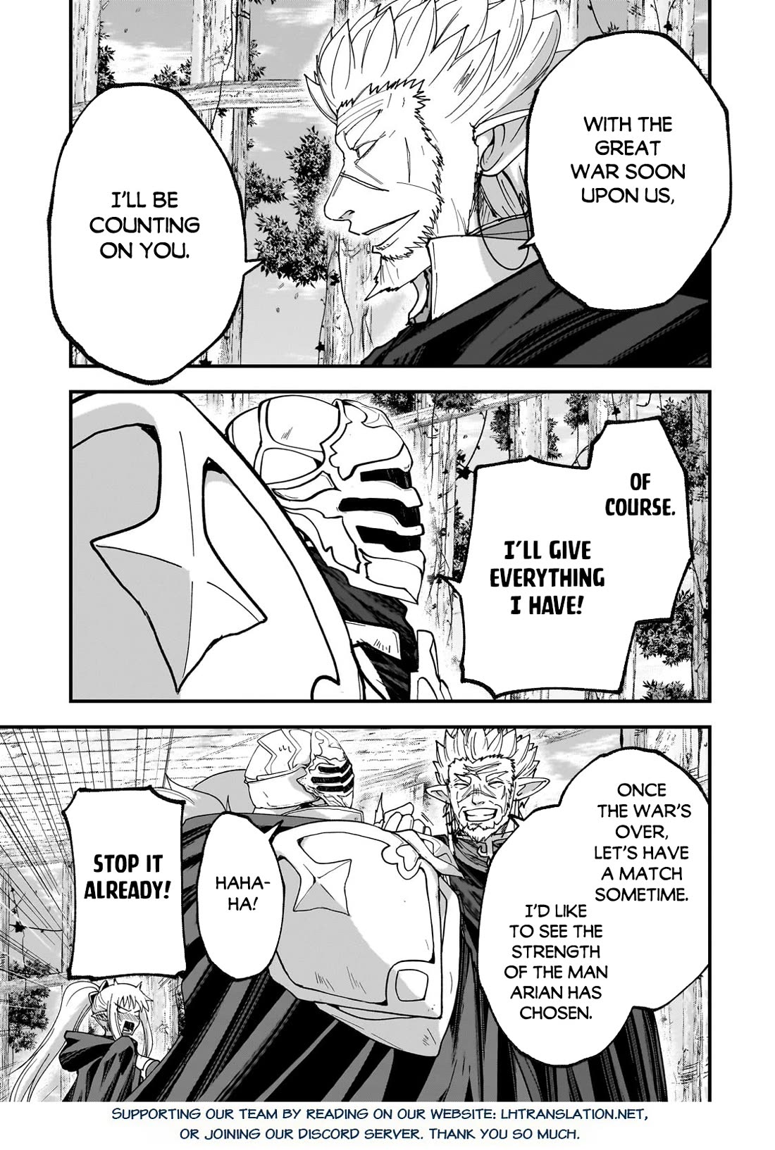 Gaikotsu Kishi-sama, Tadaima Isekai e Odekake-chuu Chapter 67 page 14 - Chapter 67