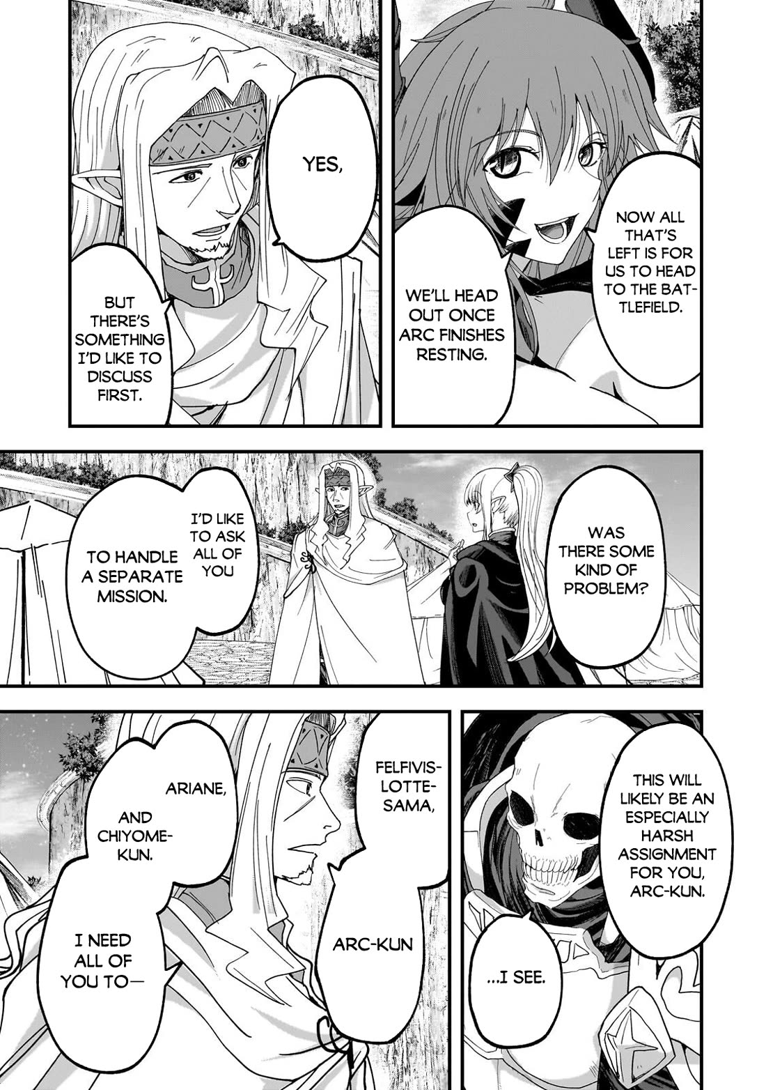 Gaikotsu Kishi-sama, Tadaima Isekai e Odekake-chuu Chapter 69 page 18 - Chapter 69