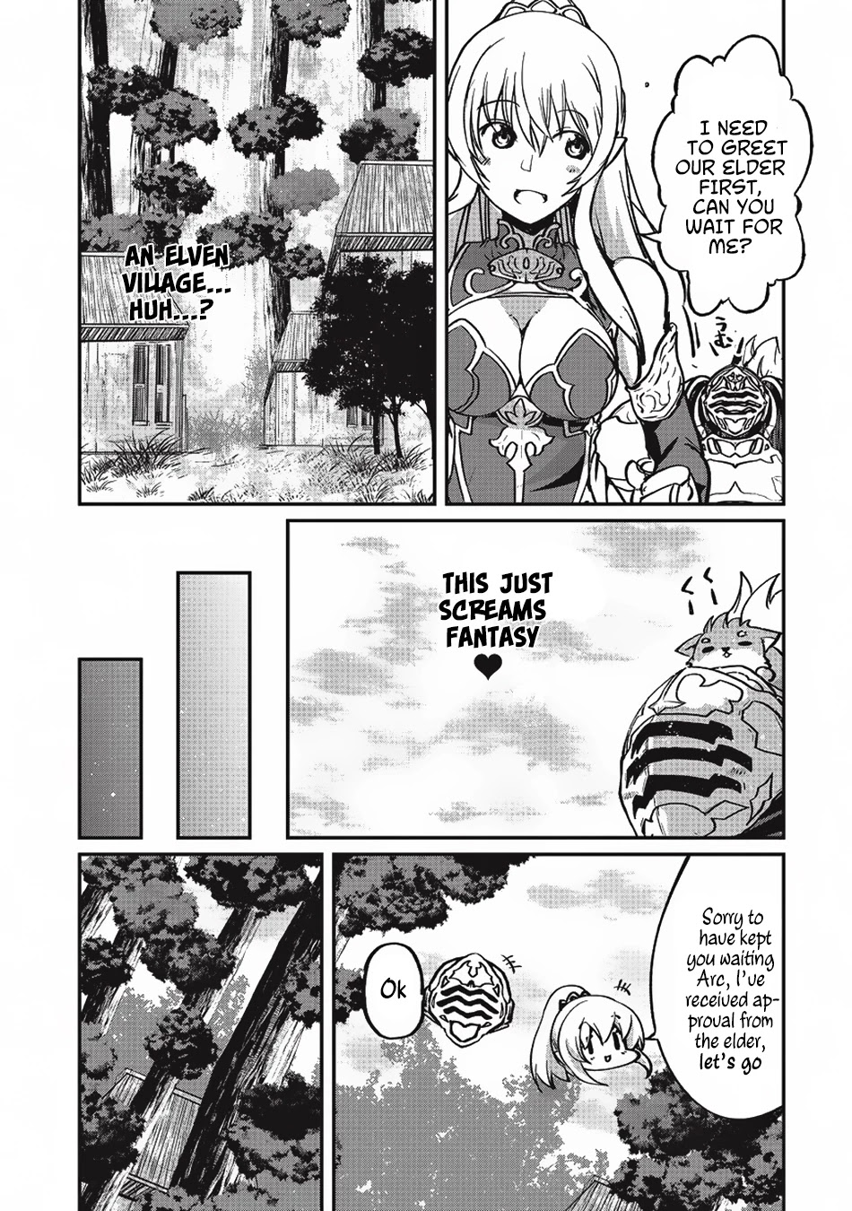 Gaikotsu Kishi-sama, Tadaima Isekai e Odekake-chuu Chapter 9 page 12 - Chapter 9
